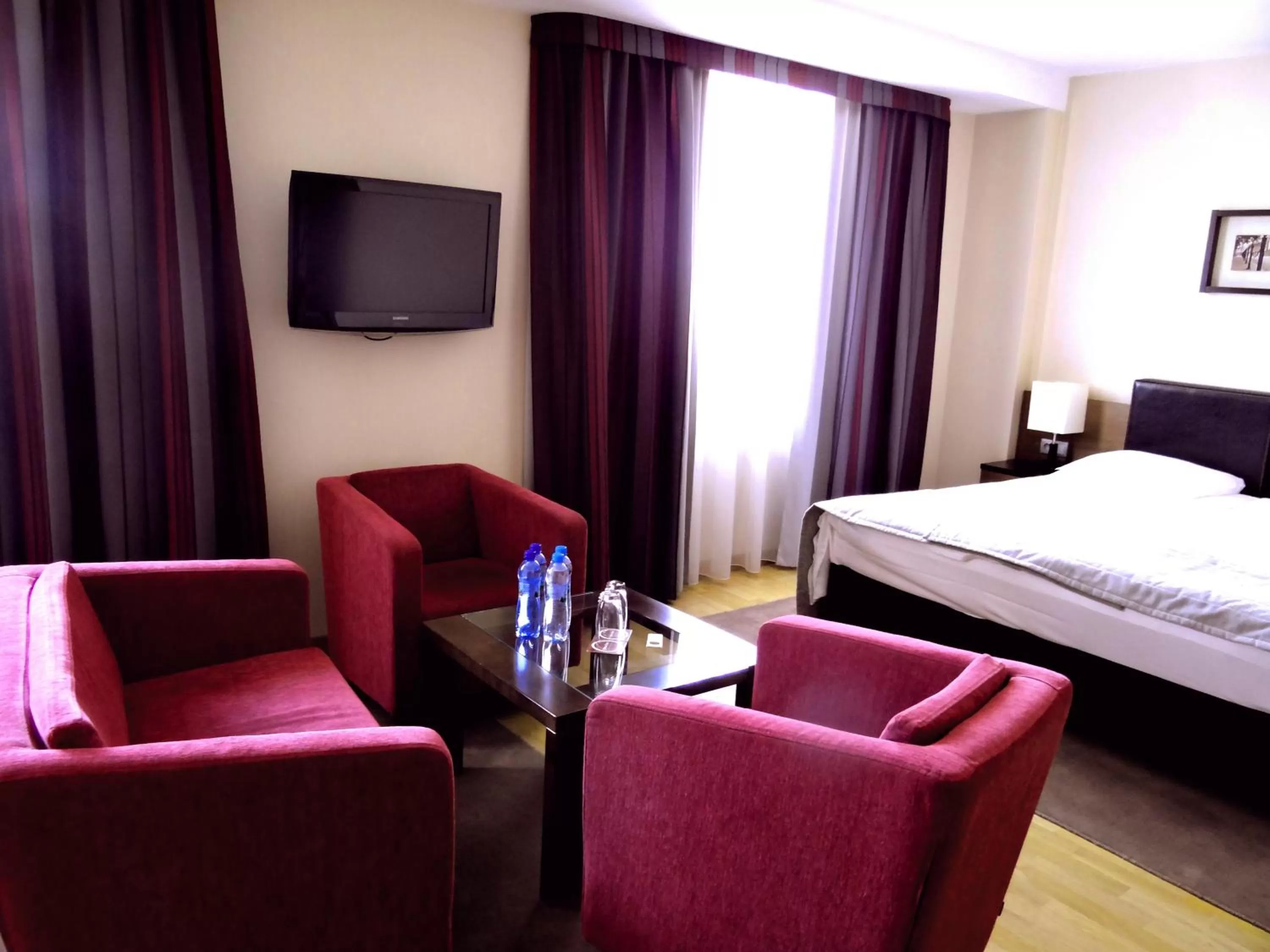 TV and multimedia, Bed in Qubus Hotel Bielsko-Biała