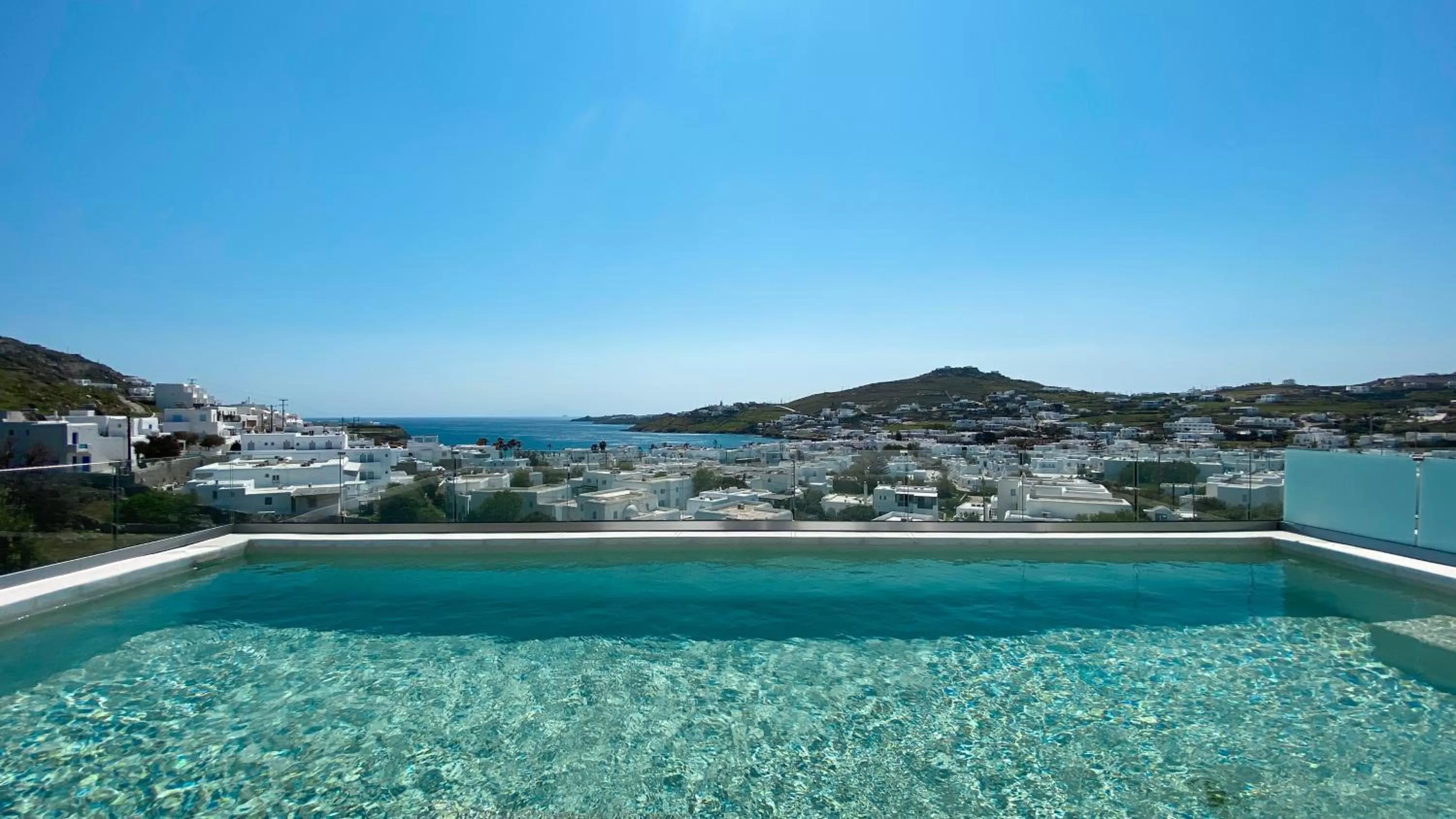 Swimming pool in Amperian Mykonos Suites & Villas