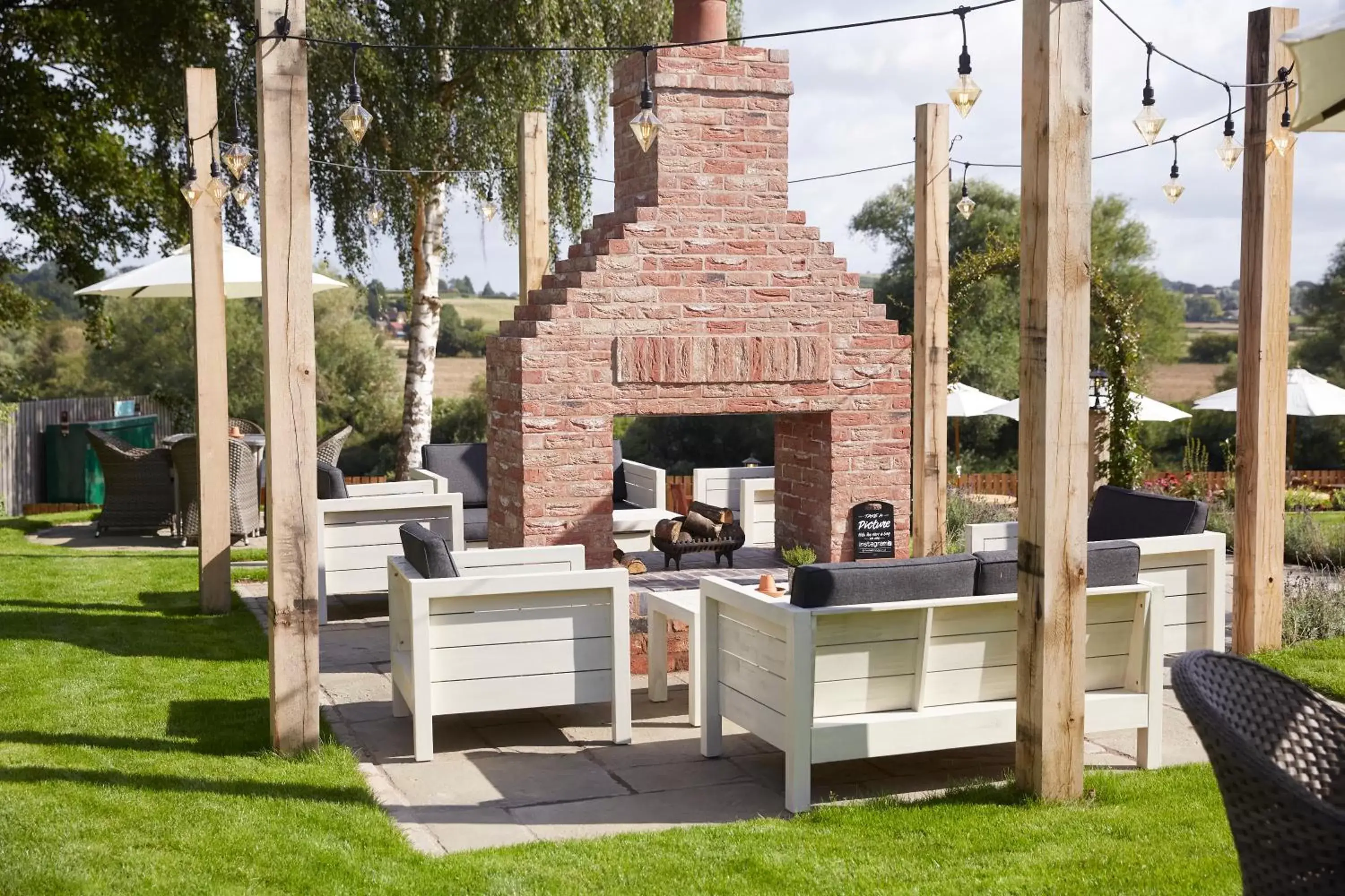 Garden, BBQ Facilities in Riverside Inn by Chef & Brewer Collection