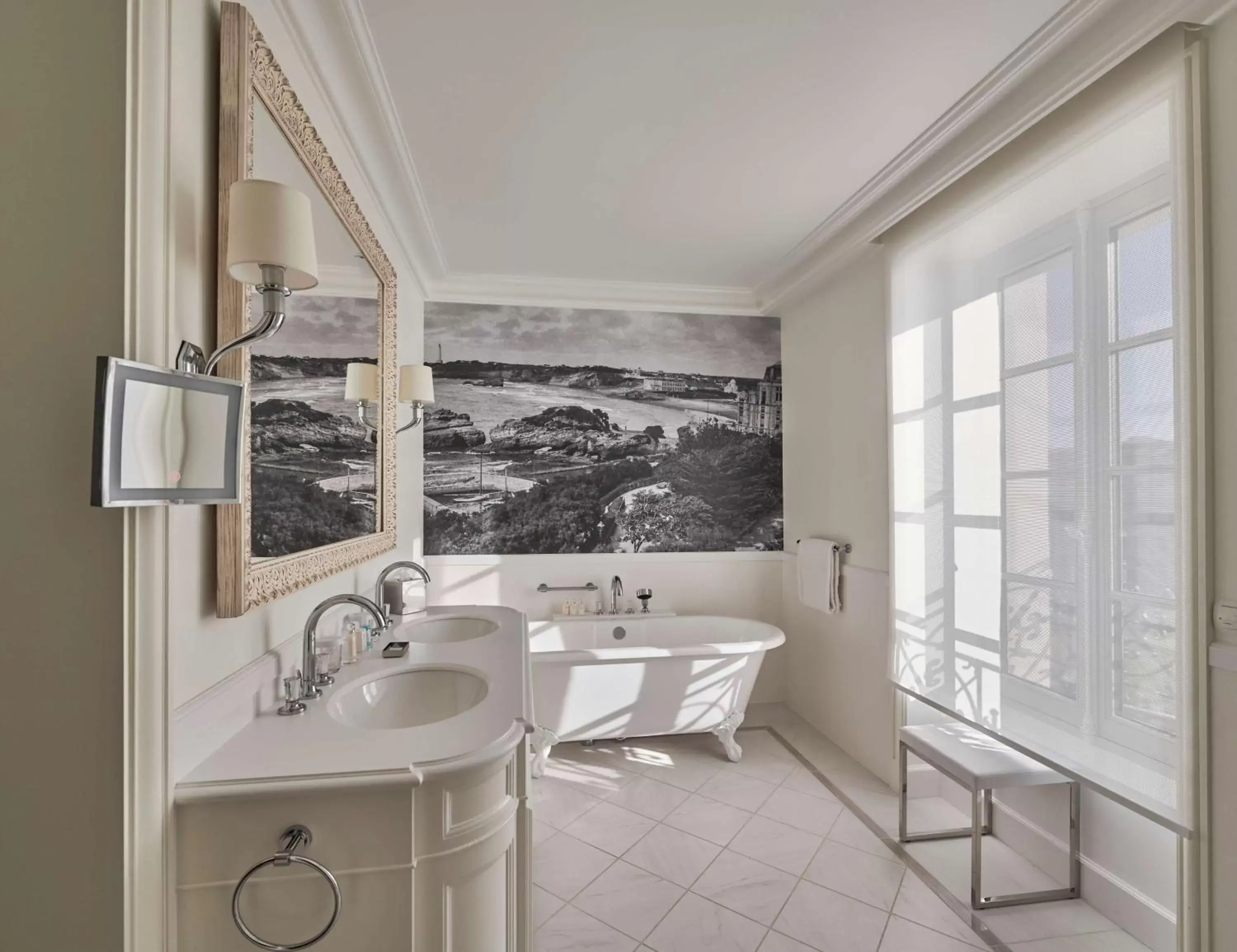 Bathroom in Hôtel du Palais Biarritz, in The Unbound Collection by Hyatt