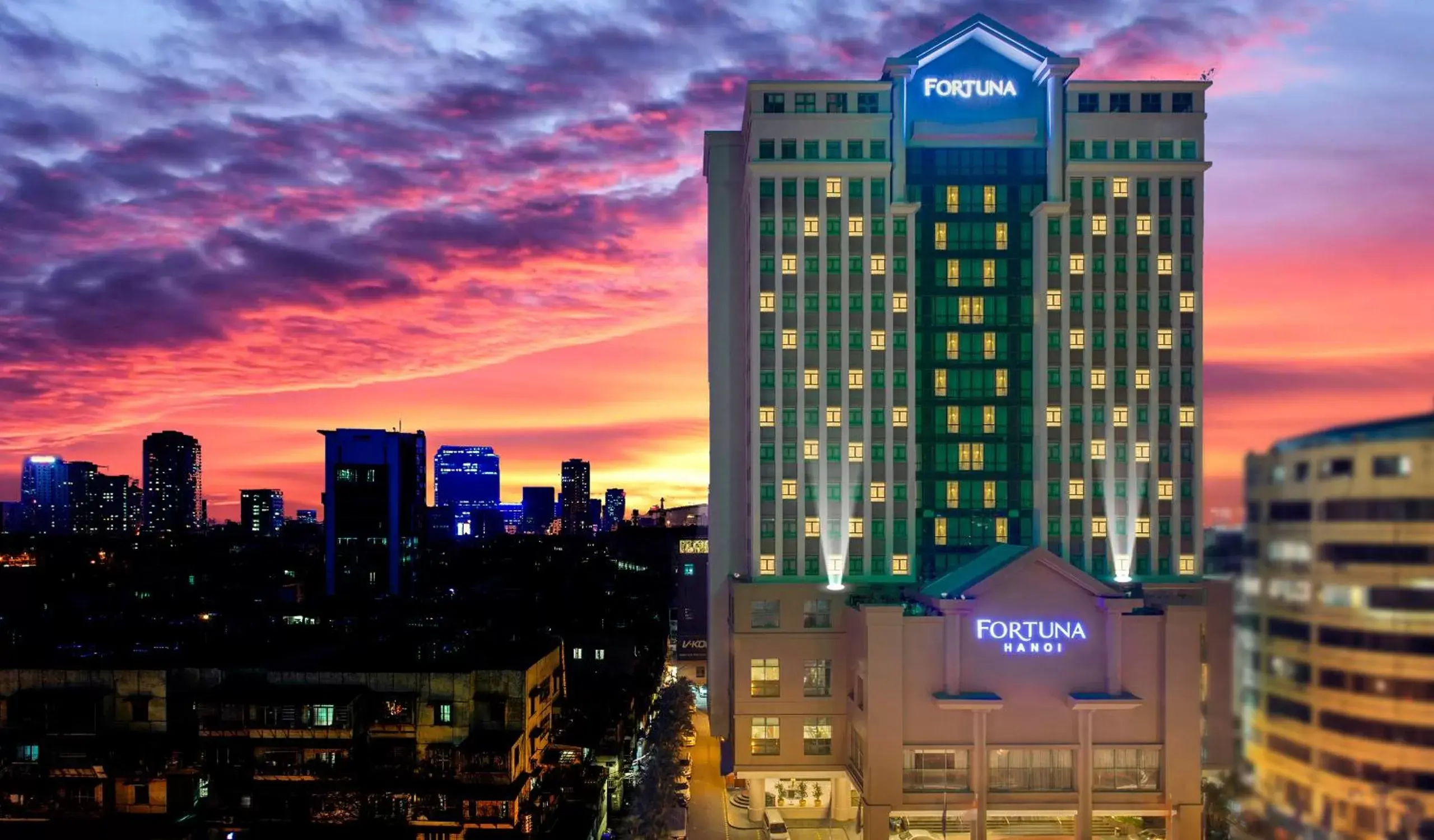 Property building, Sunrise/Sunset in Fortuna Hotel Hanoi