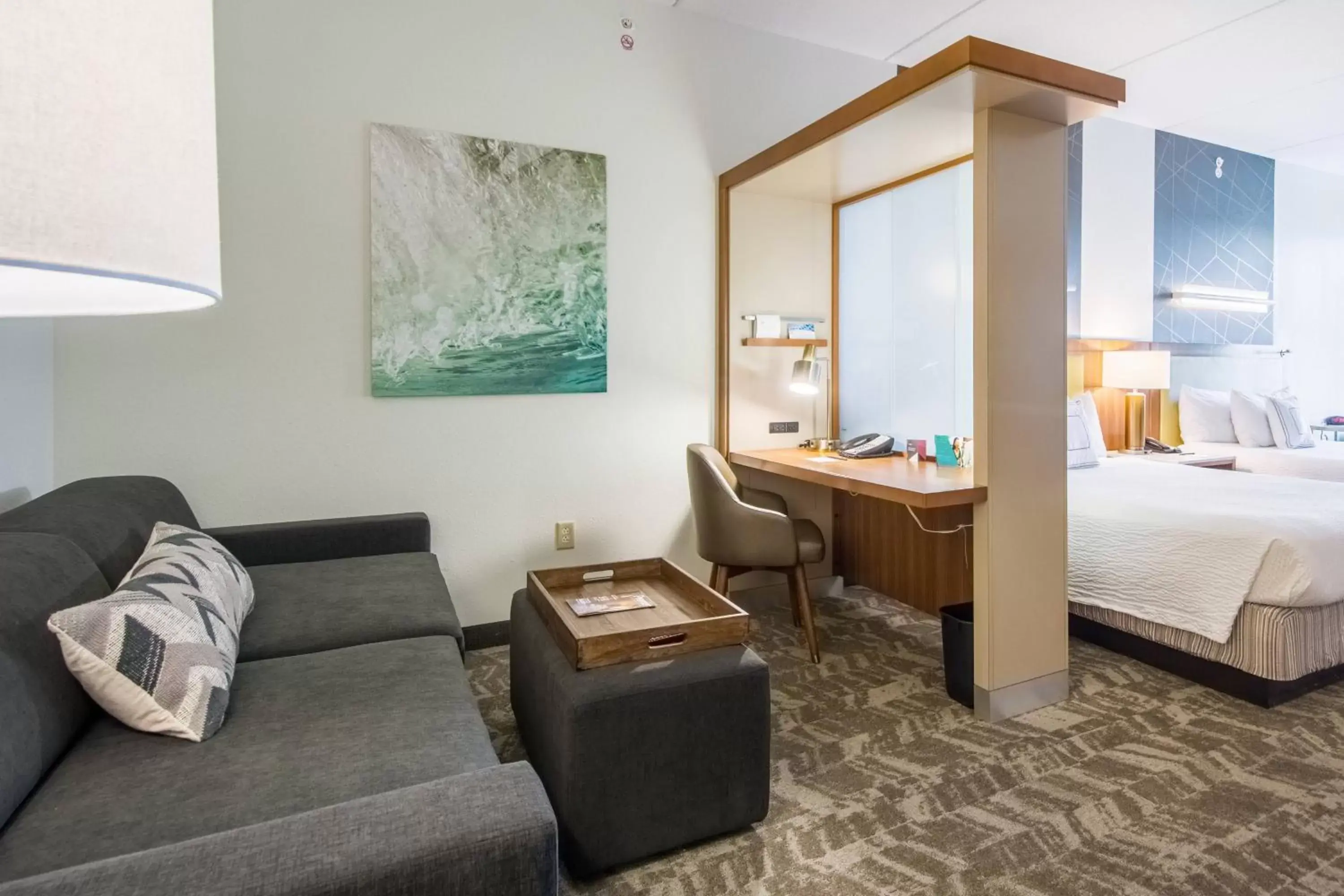 Queen Studio with Sofa Bed in SpringHill Suites Tampa North/Tampa Palms Queen Studio with Sofa Bed in SpringHill Suites Tampa North/Tampa Palms