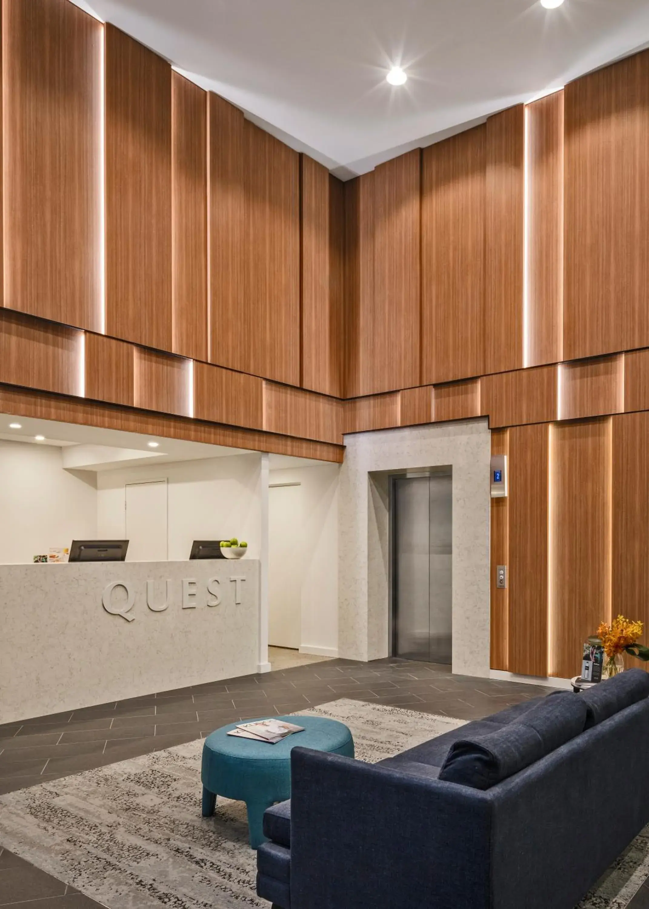 Lobby or reception in Quest St Leonards