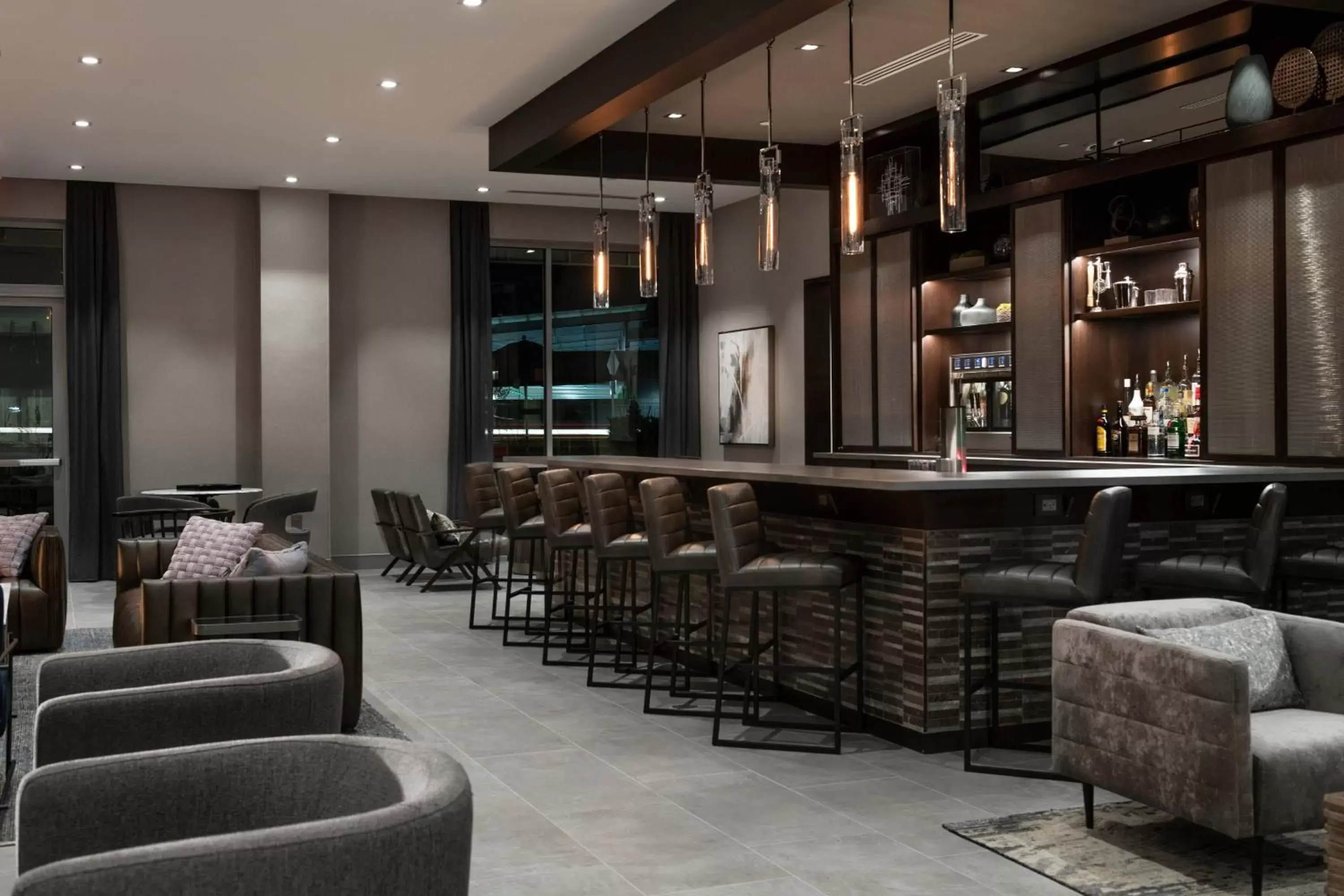 Lobby or reception, Lounge/Bar in Residence Inn by Marriott Boston Natick