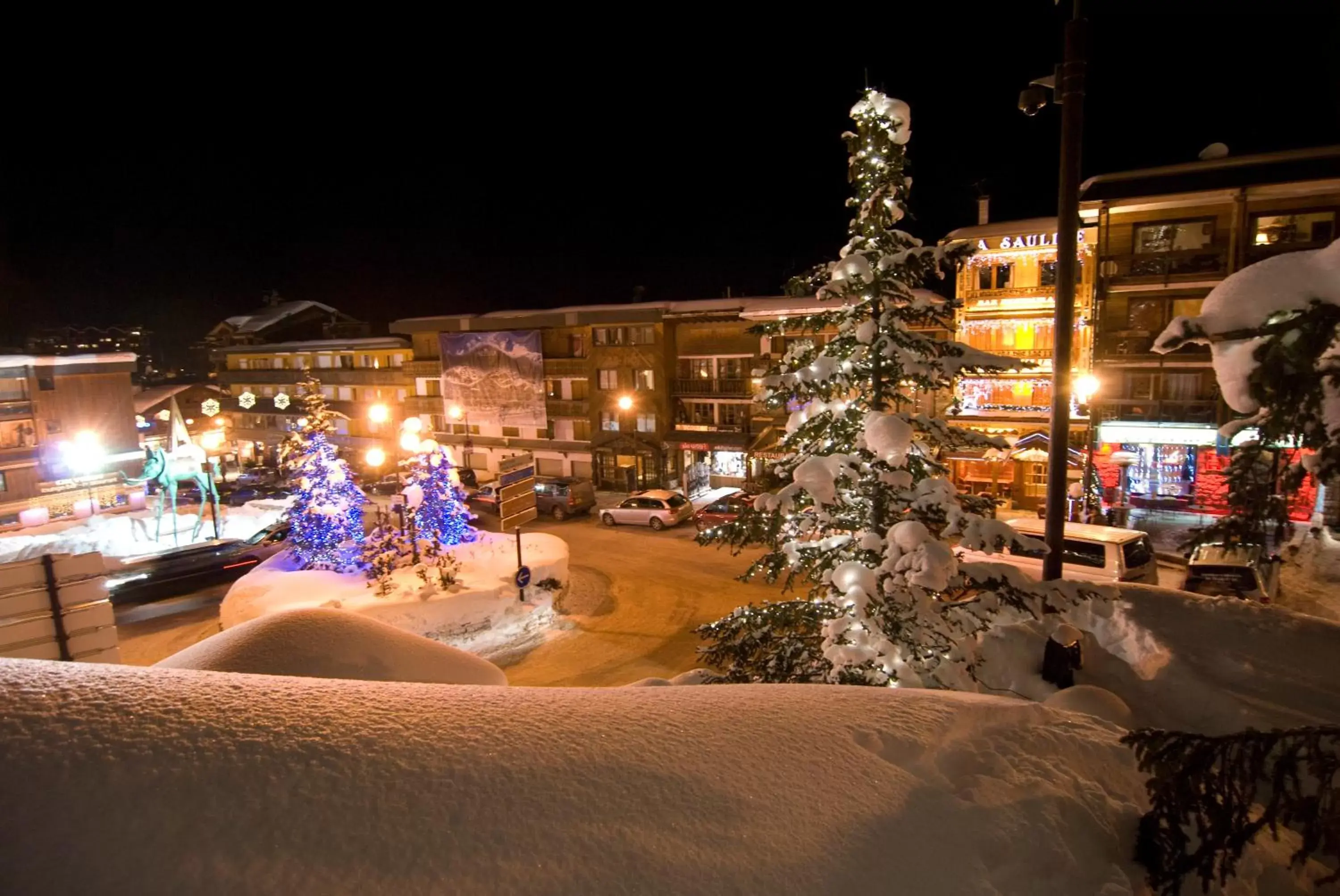 Night, Winter in Madame Vacances - Hôtel Courchevel Olympic