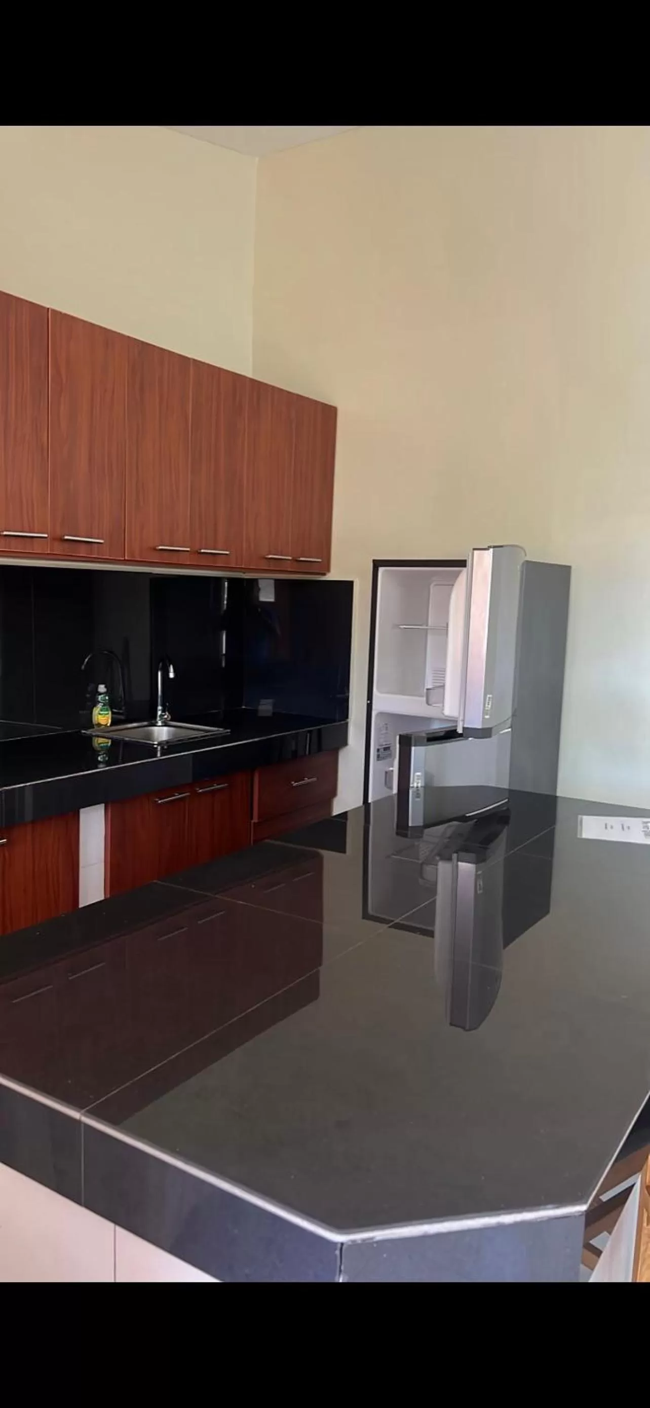 Kitchen/Kitchenette in Curasita colour Appartments