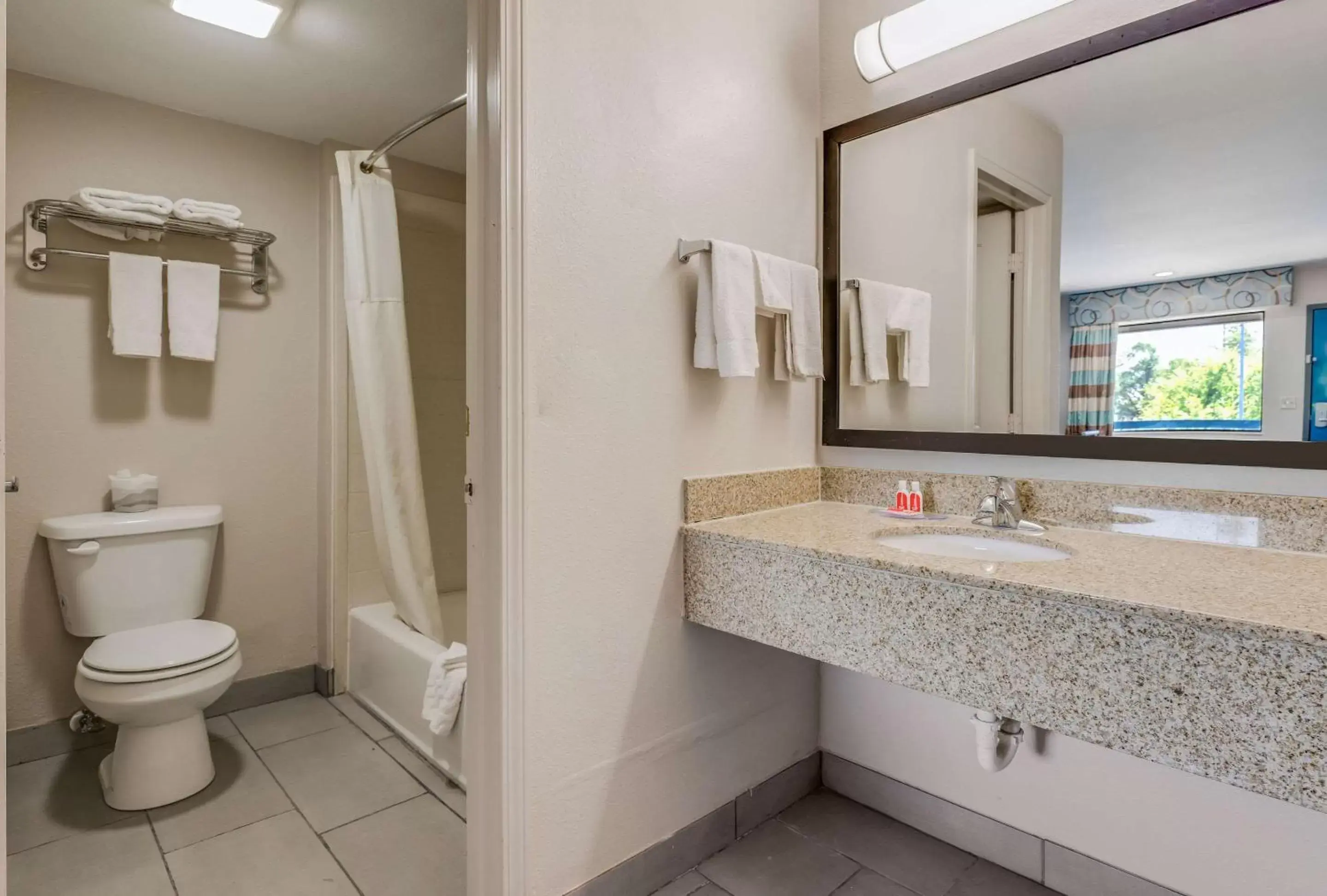 Bathroom in Econo Lodge Inn & Suites