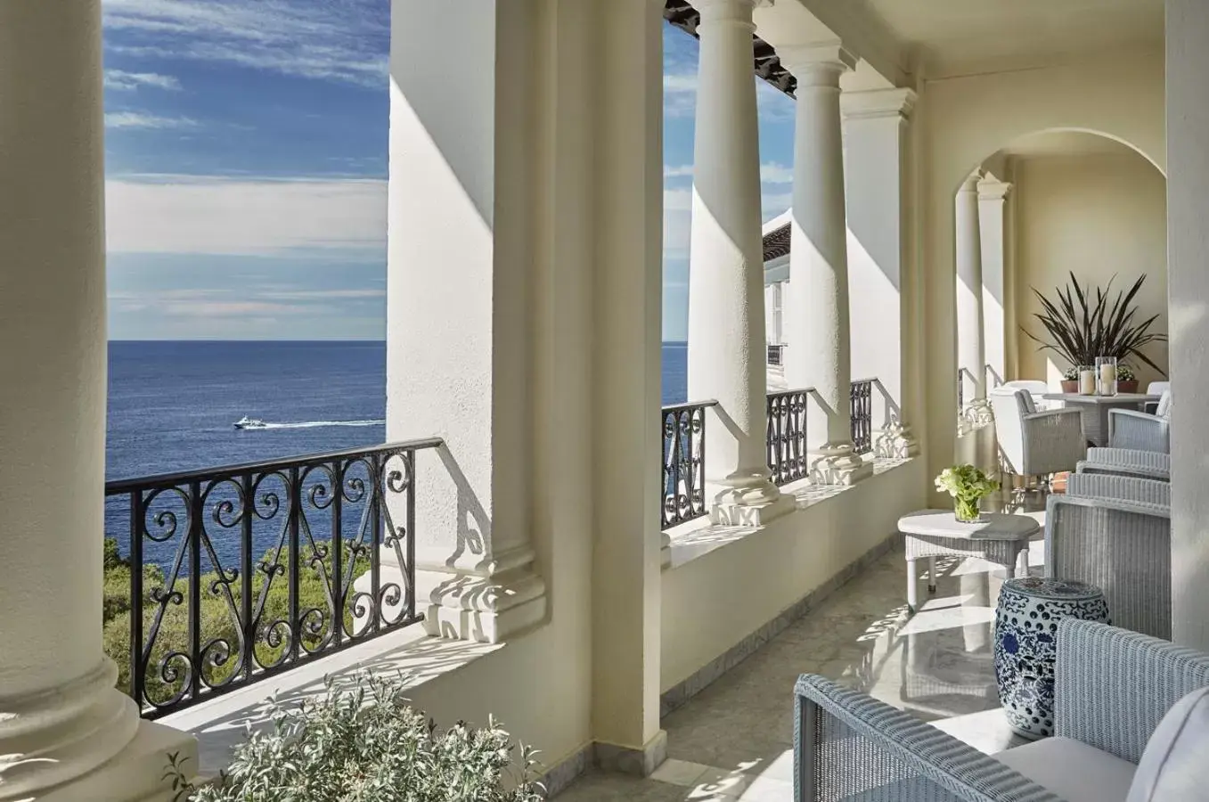 Balcony/Terrace in Grand-Hôtel du Cap-Ferrat, A Four Seasons Hotel