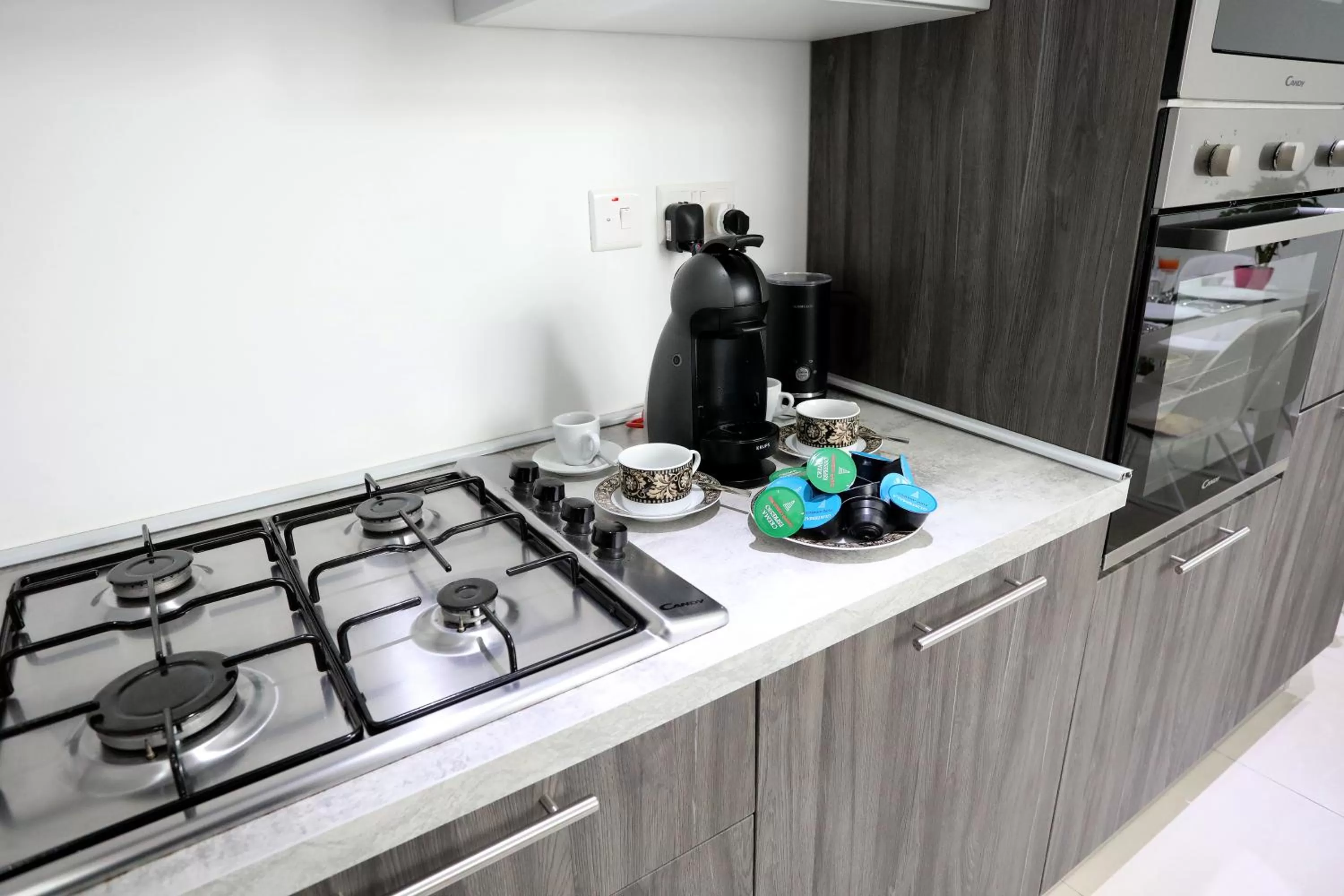 Kitchen or kitchenette in Escape to St Julians