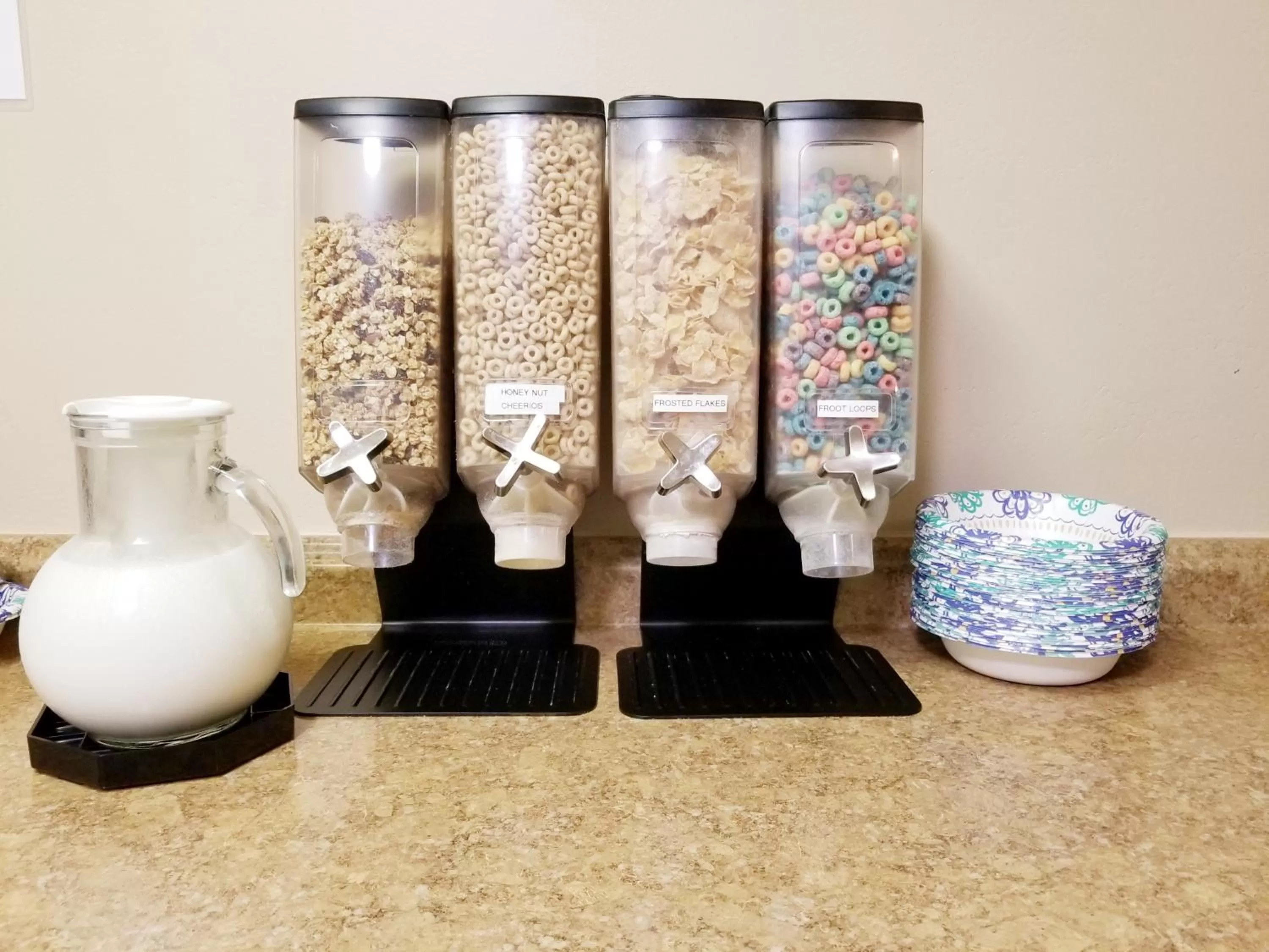 Continental breakfast in Tamarack Beach Hotel