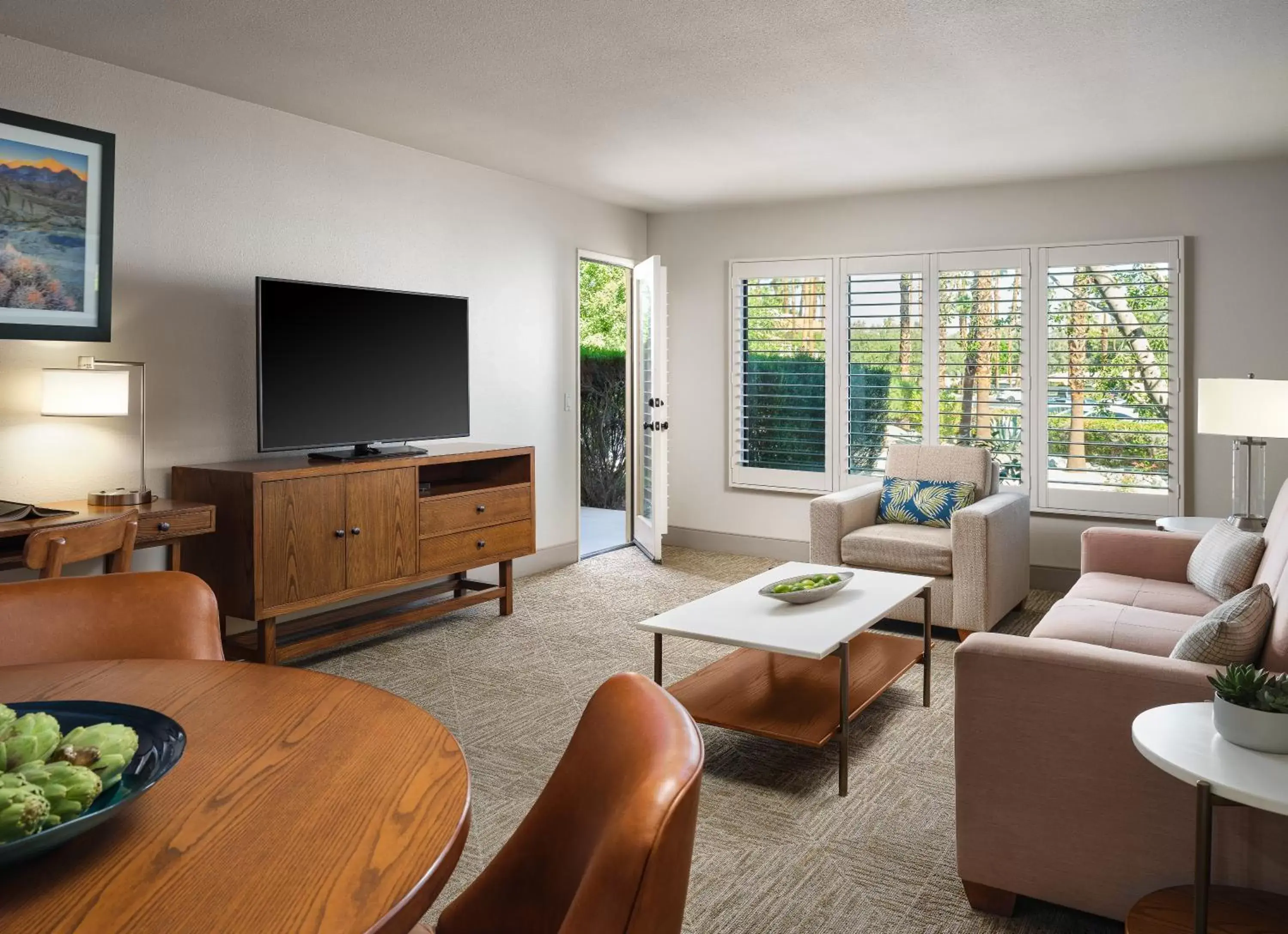 Living room, Seating Area in Hyatt Vacation Club at Desert Oasis