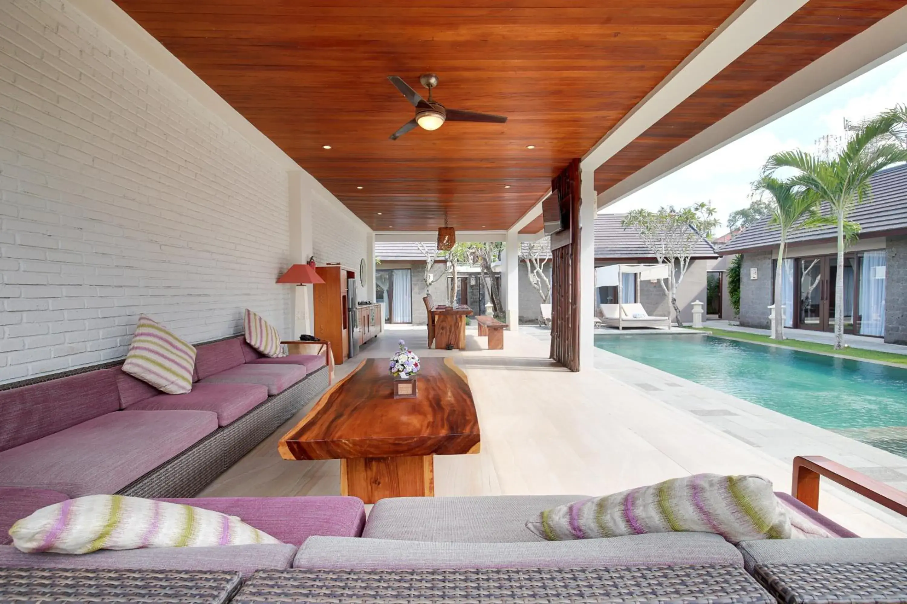 Living room, Swimming Pool in Lumbini Luxury Villas and Spa