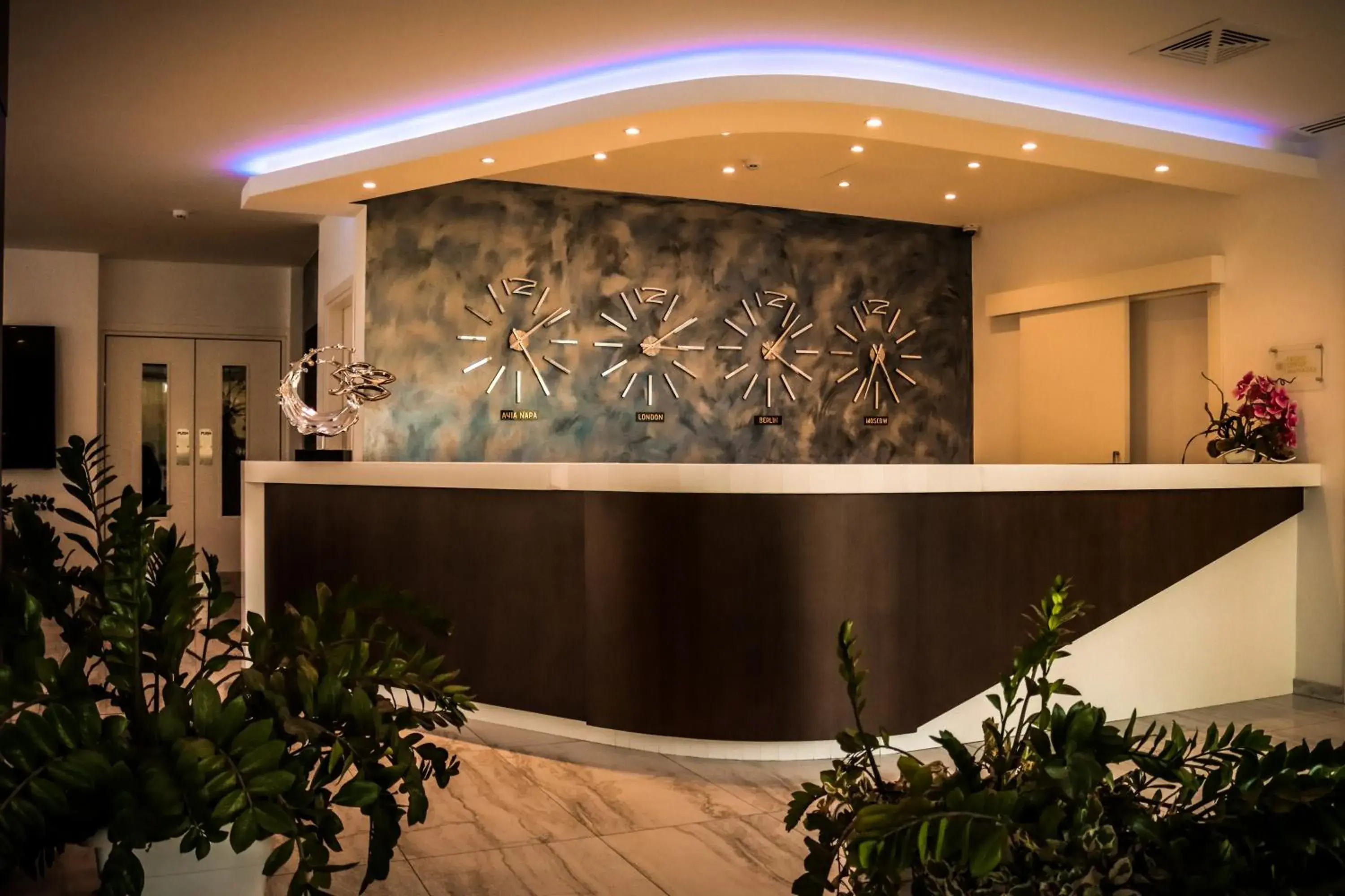 Lobby or reception in Gaia Sun N Blue Hotel Lobby or reception in Gaia Sun N Blue Hotel