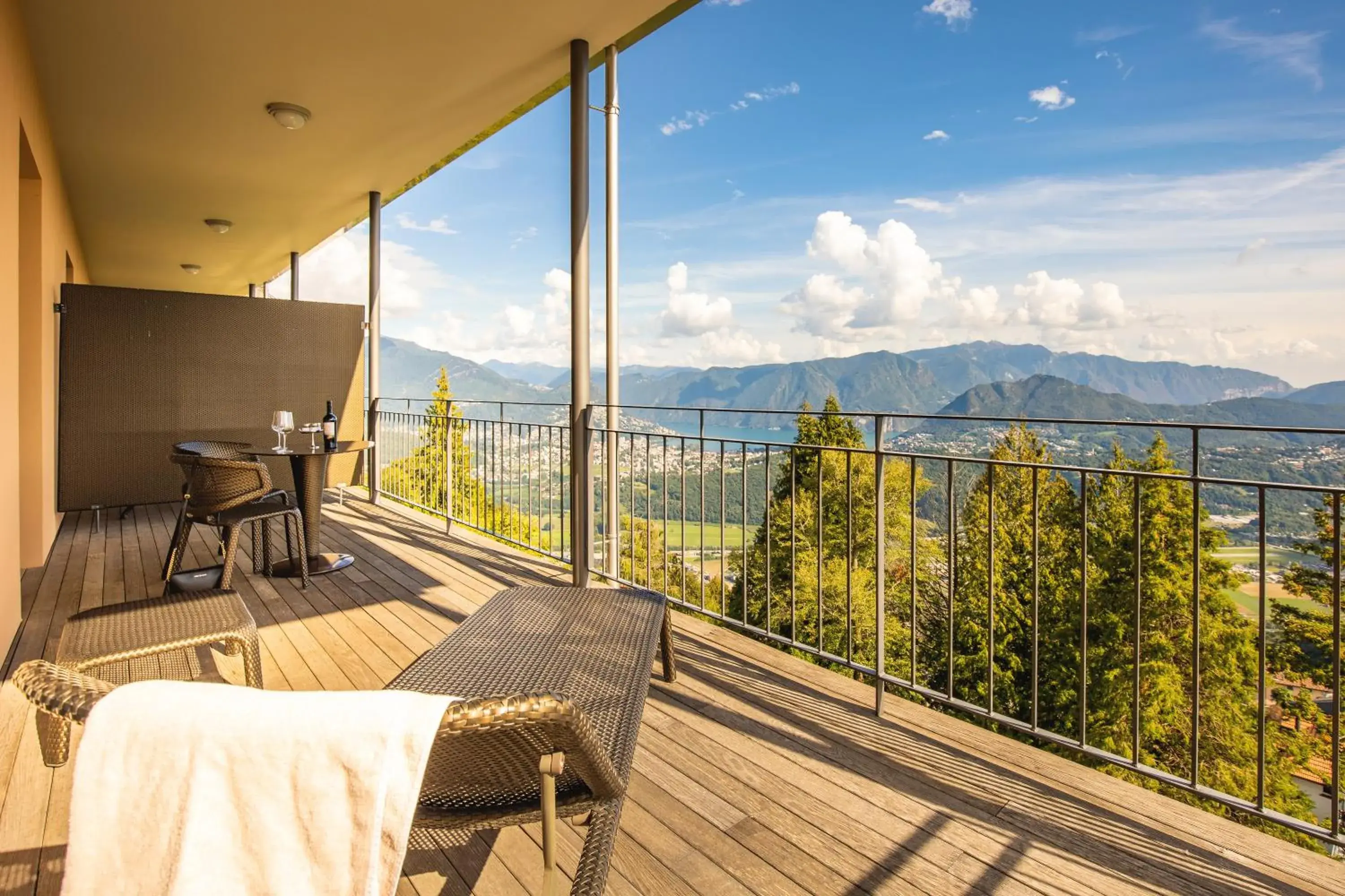 Balcony/Terrace in Kurhaus Cademario Hotel & DOT Spa - Ticino Hotels Group
