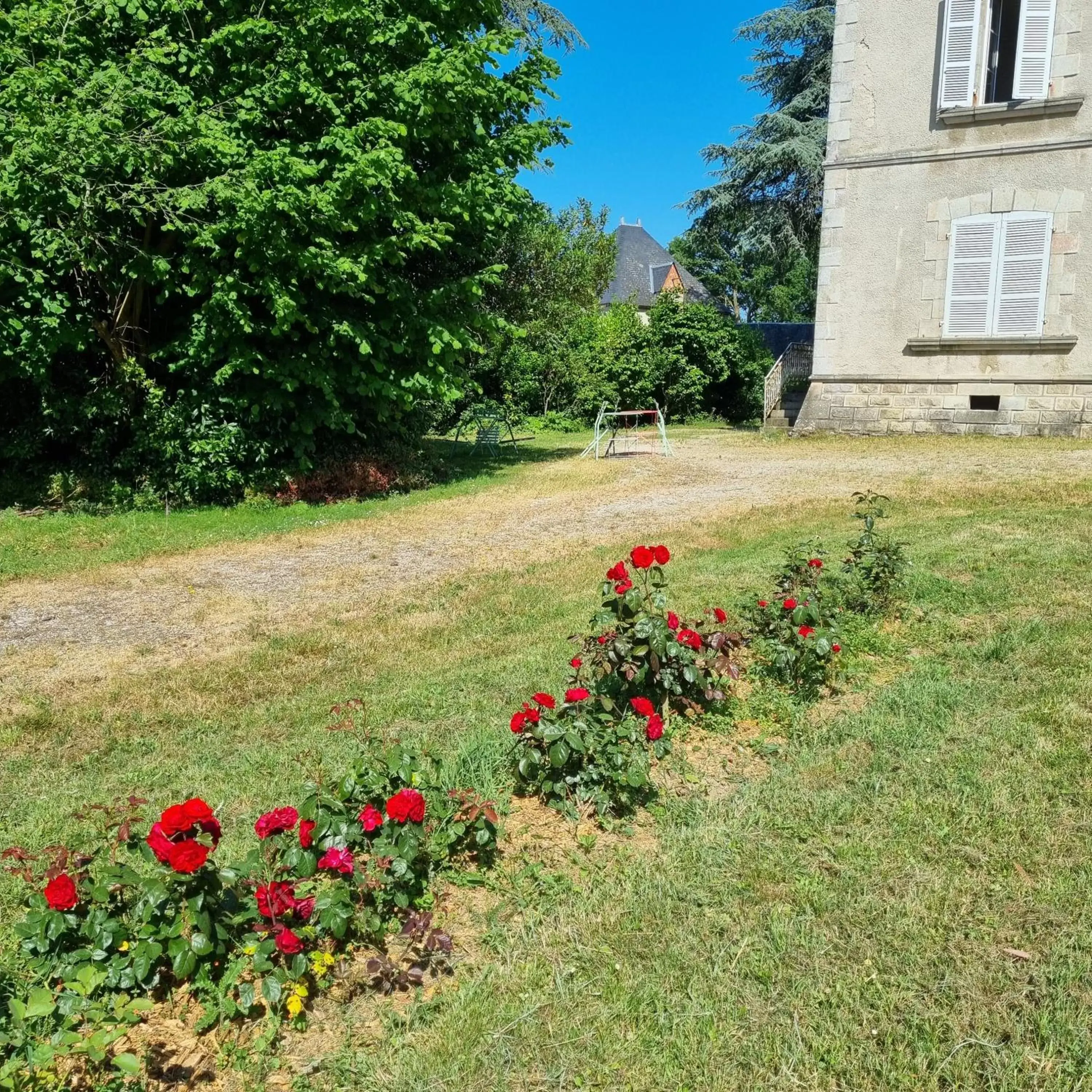 Garden in Chambres d'hôtes Château de Saint Etienne du Bois