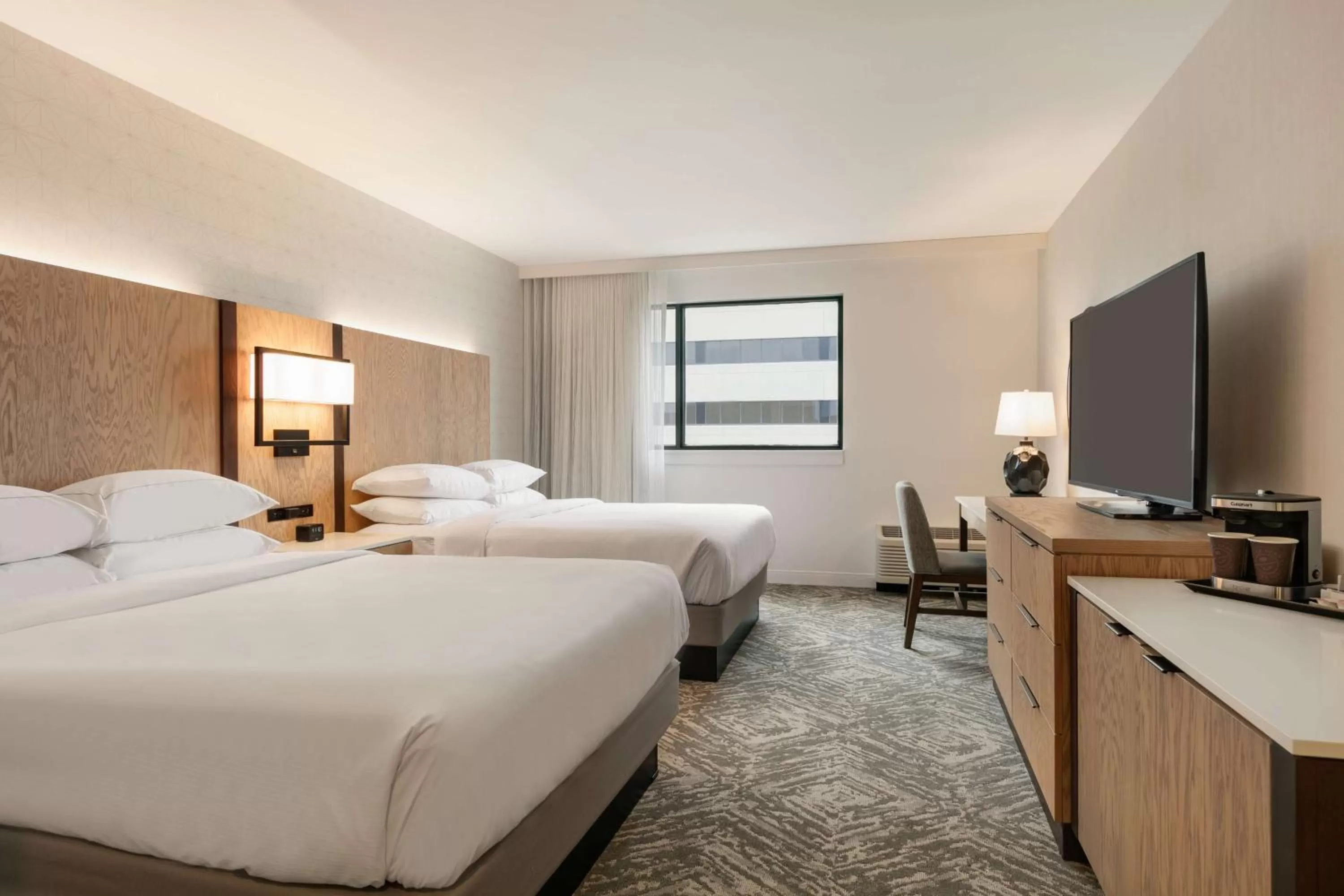 Bed in DoubleTree by Hilton Canton Downtown