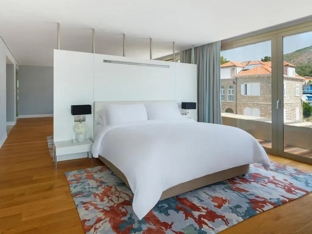 Bed in Rixos Libertas Dubrovnik