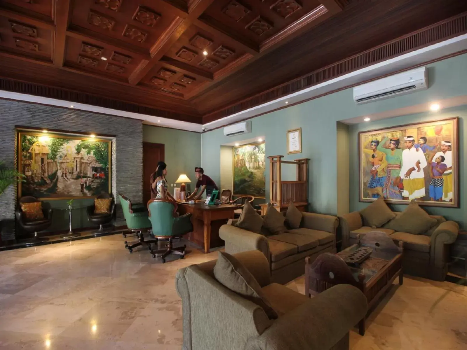 Lobby or reception in AlamKulkul Boutique Resort Lobby or reception in AlamKulkul Boutique Resort