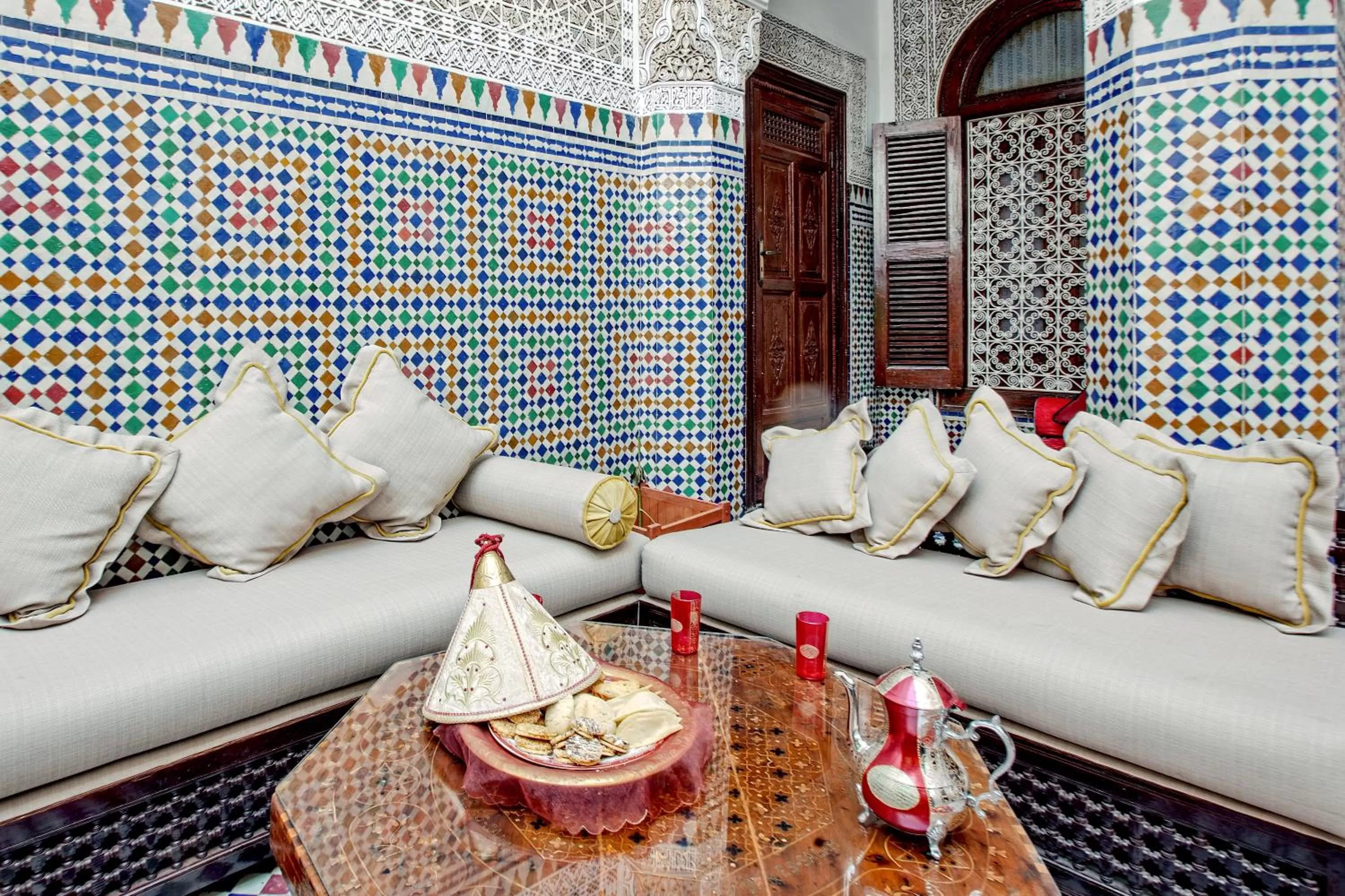 Living room in Riad Dar Essalam