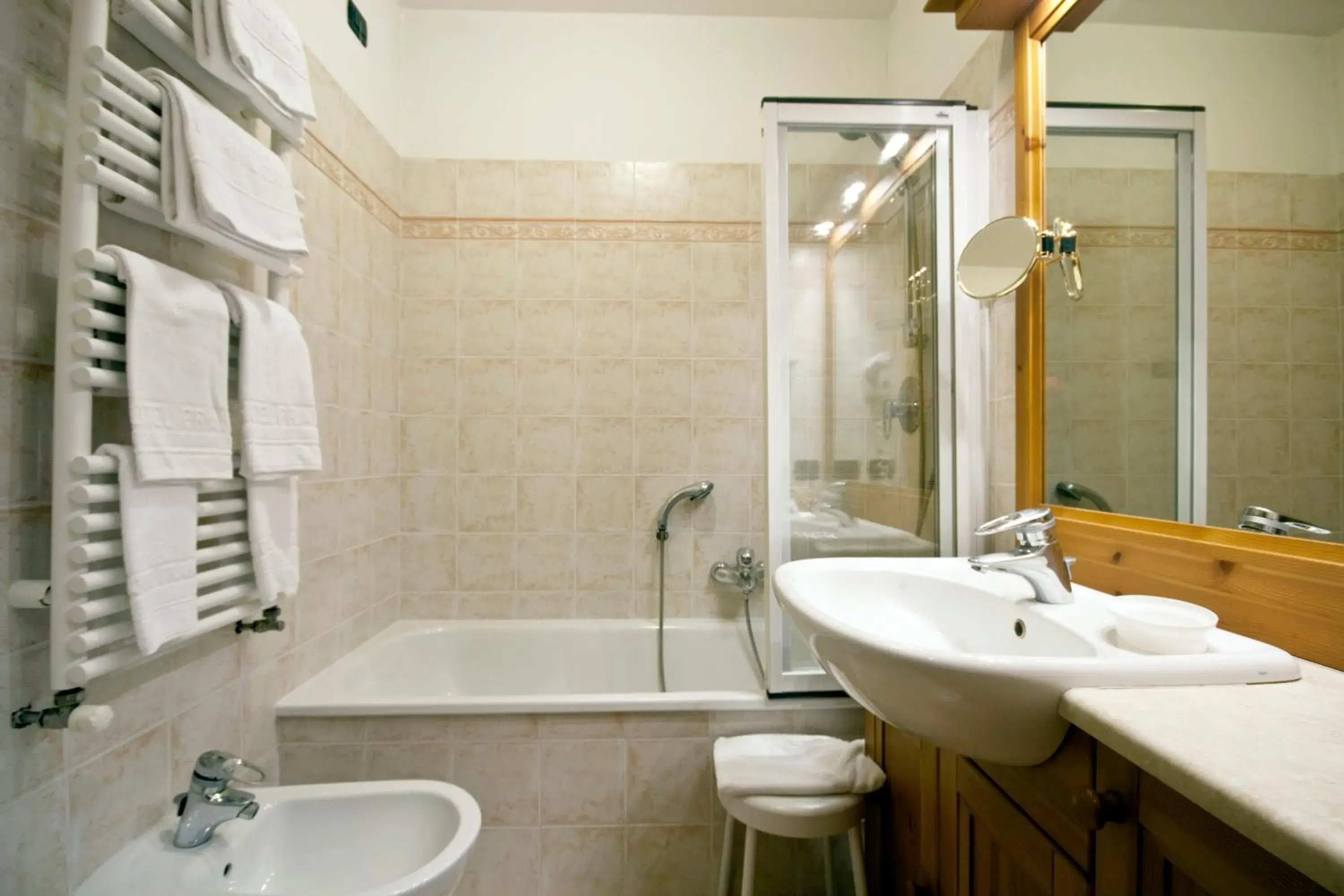 Bathroom in Franceschi Park Hotel Bathroom in Franceschi Park Hotel