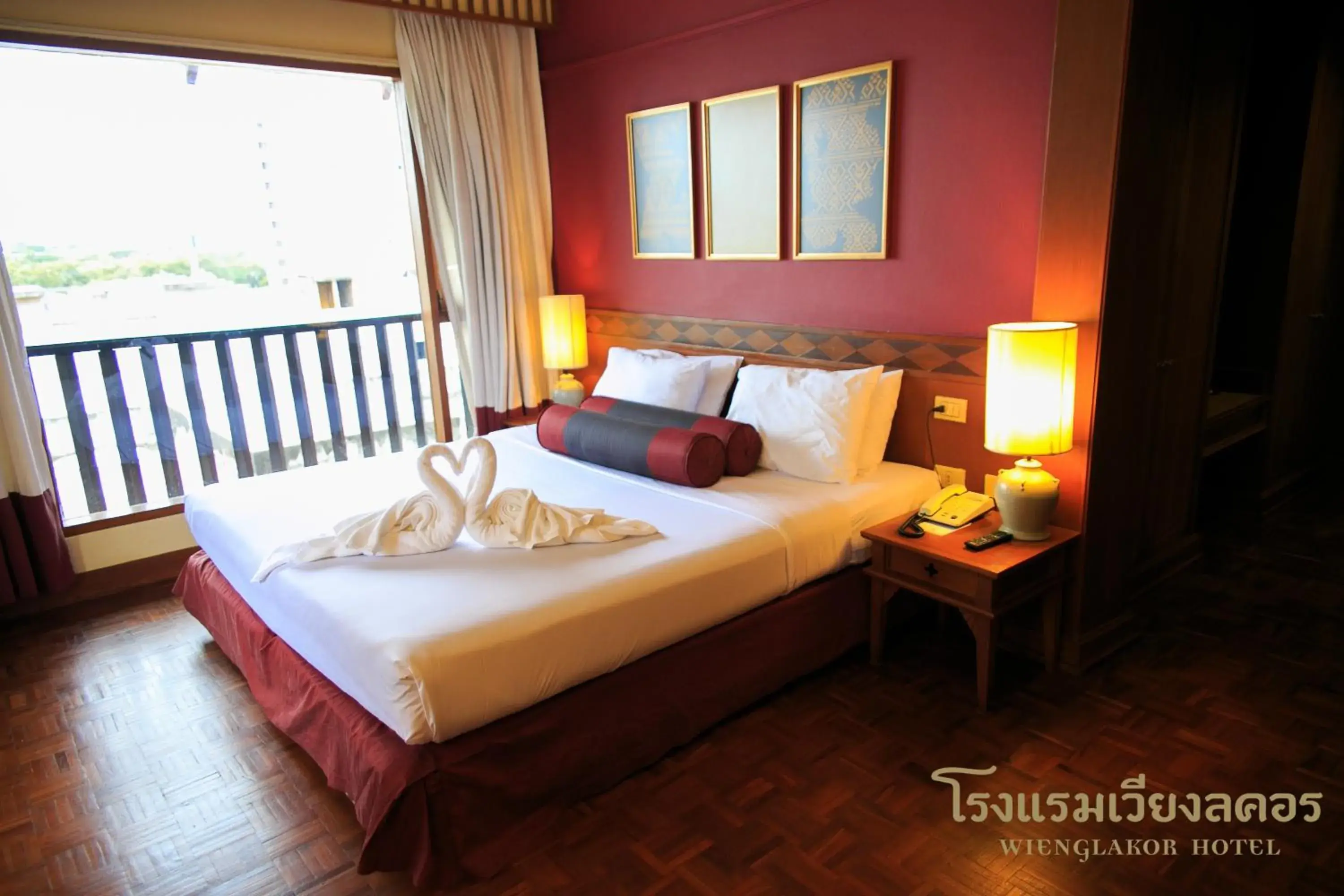 Photo of the whole room, Bed in Wienglakor Hotel (SHA Extra Plus)