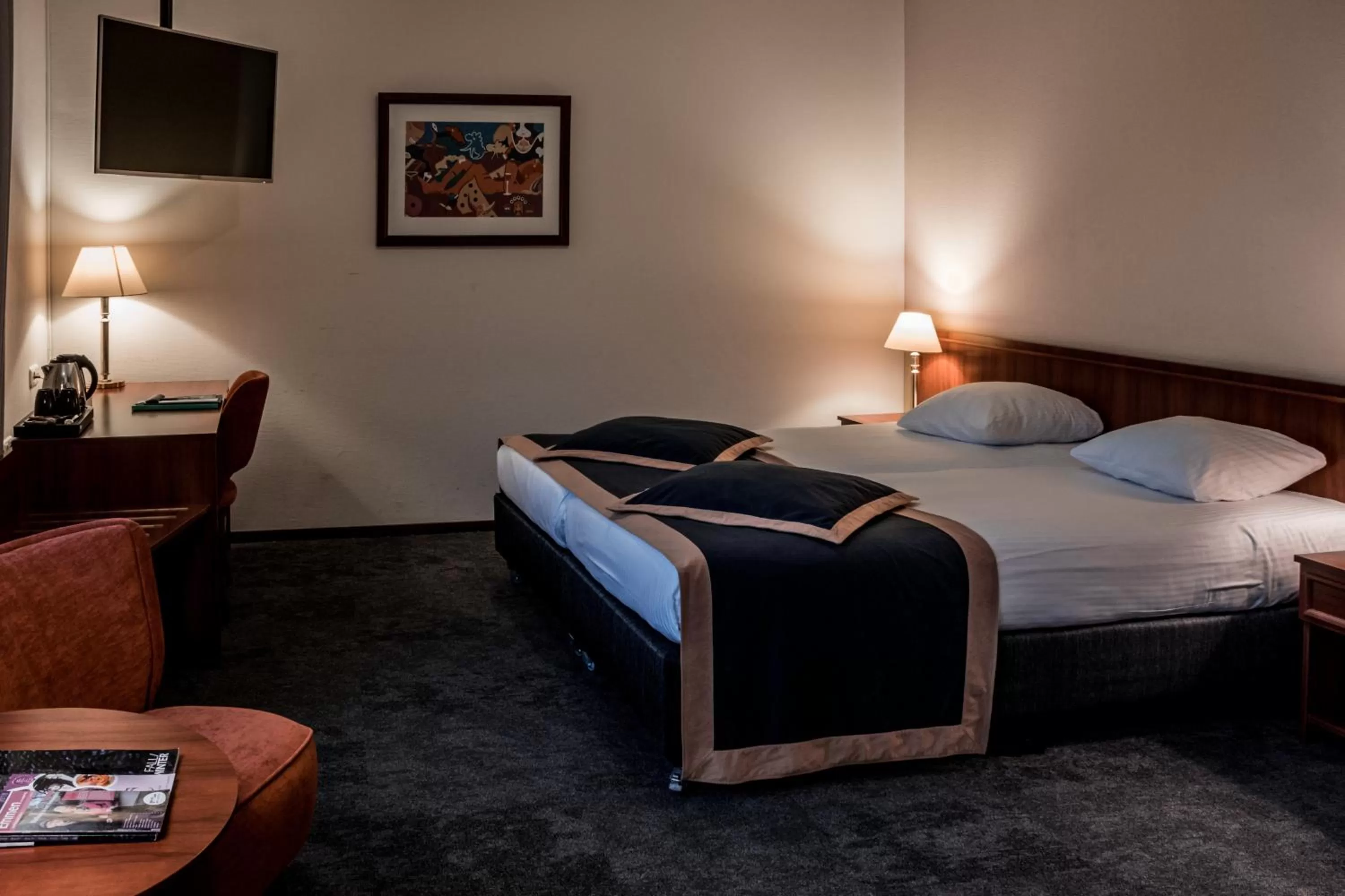 Bed in Hotel ten Cate Emmen