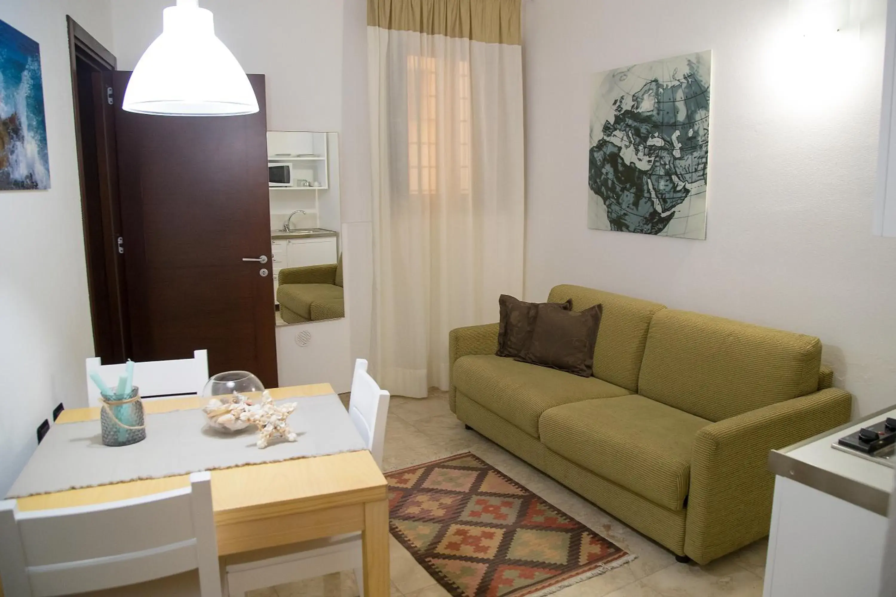 Kitchen or kitchenette, Seating Area in SAN DOMENICO residence by BADIA NUOVA