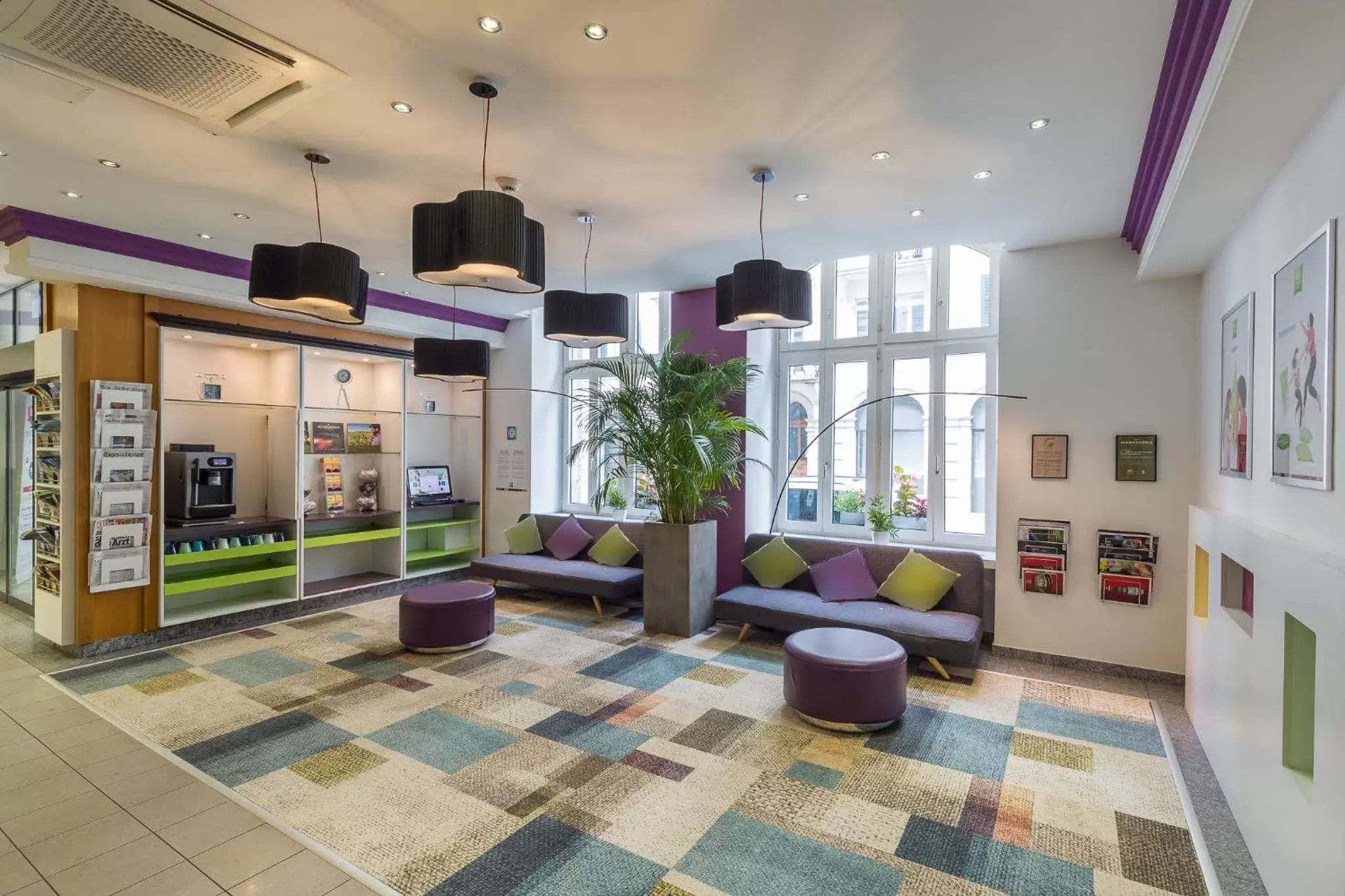 Lobby or reception in ibis Styles Luzern Lobby or reception in ibis Styles Luzern