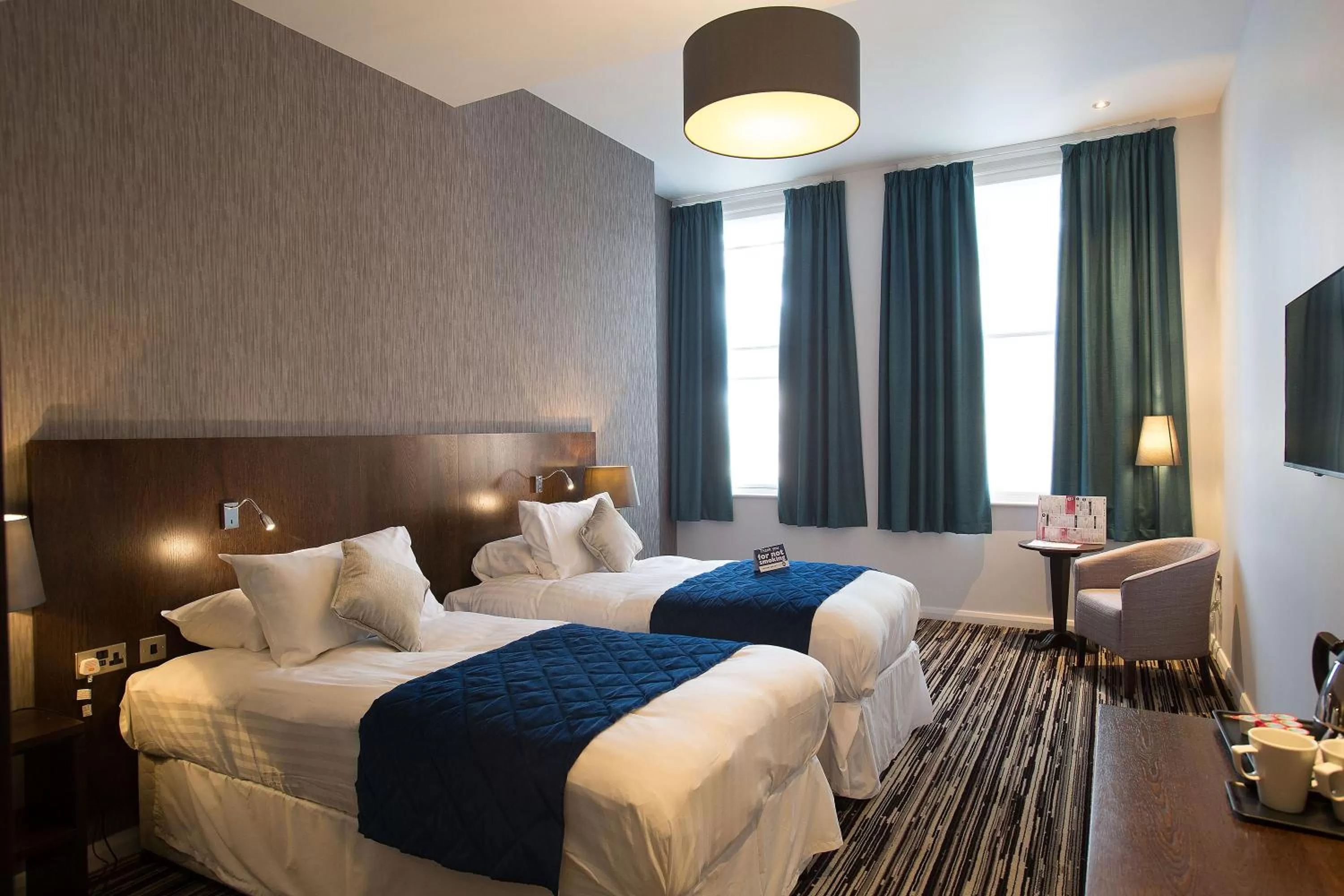 Shower, Bed in The Furness Railway Wetherspoon