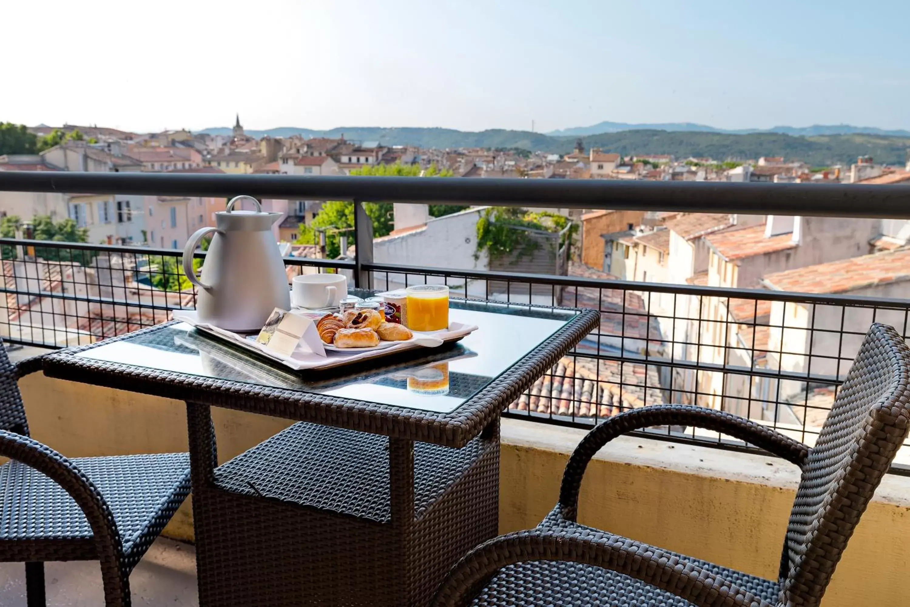 Balcony/Terrace in Aquabella Hôtel & Spa