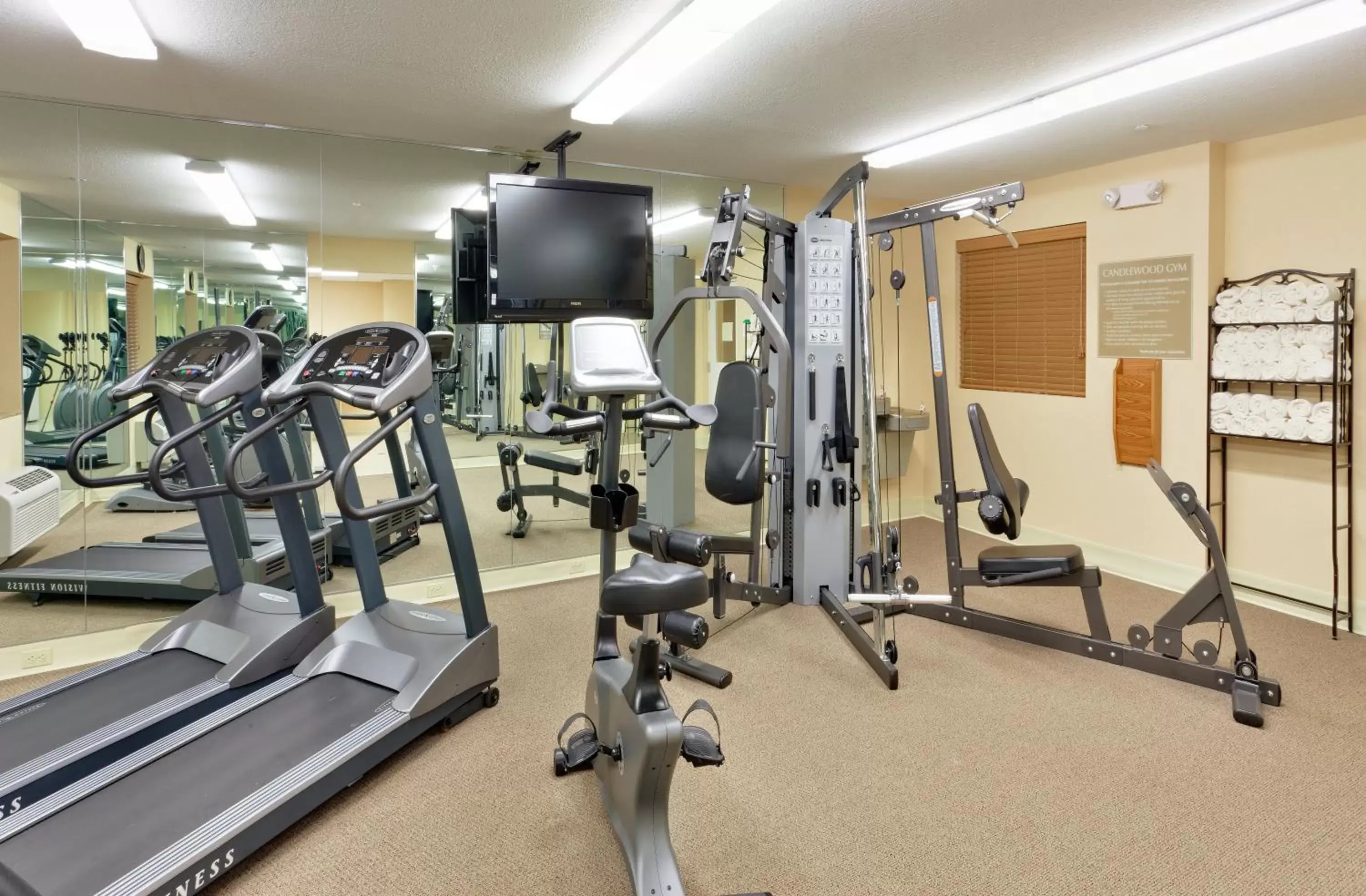 Fitness centre/facilities, Fitness Center/Facilities in Candlewood Suites Hazleton, an IHG Hotel