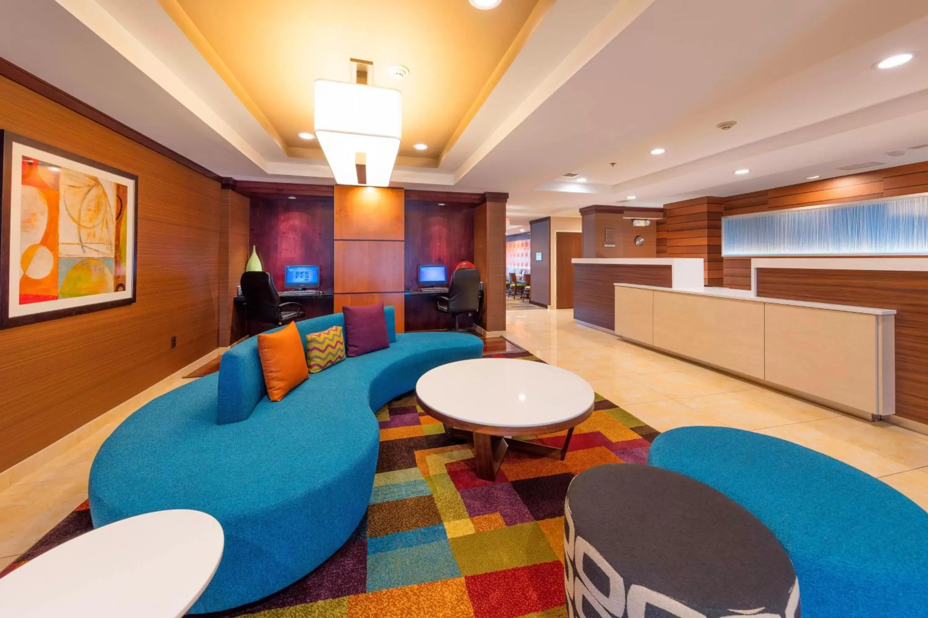 Lobby or reception, Lounge/Bar in Fairfield Inn by Marriott Lexington Park Patuxent River Naval Air Station