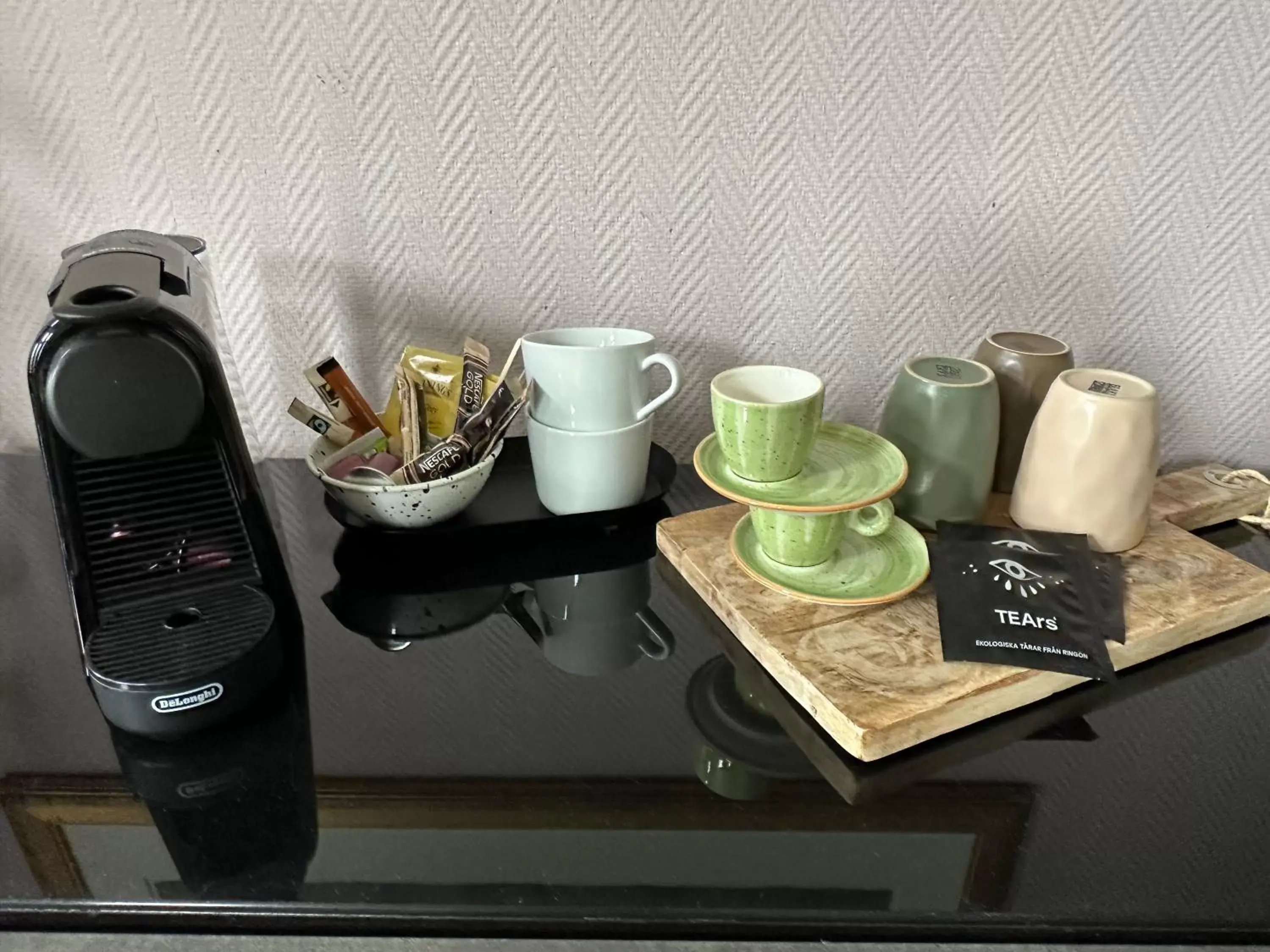 Coffee/tea facilities in Hotell Onyxen