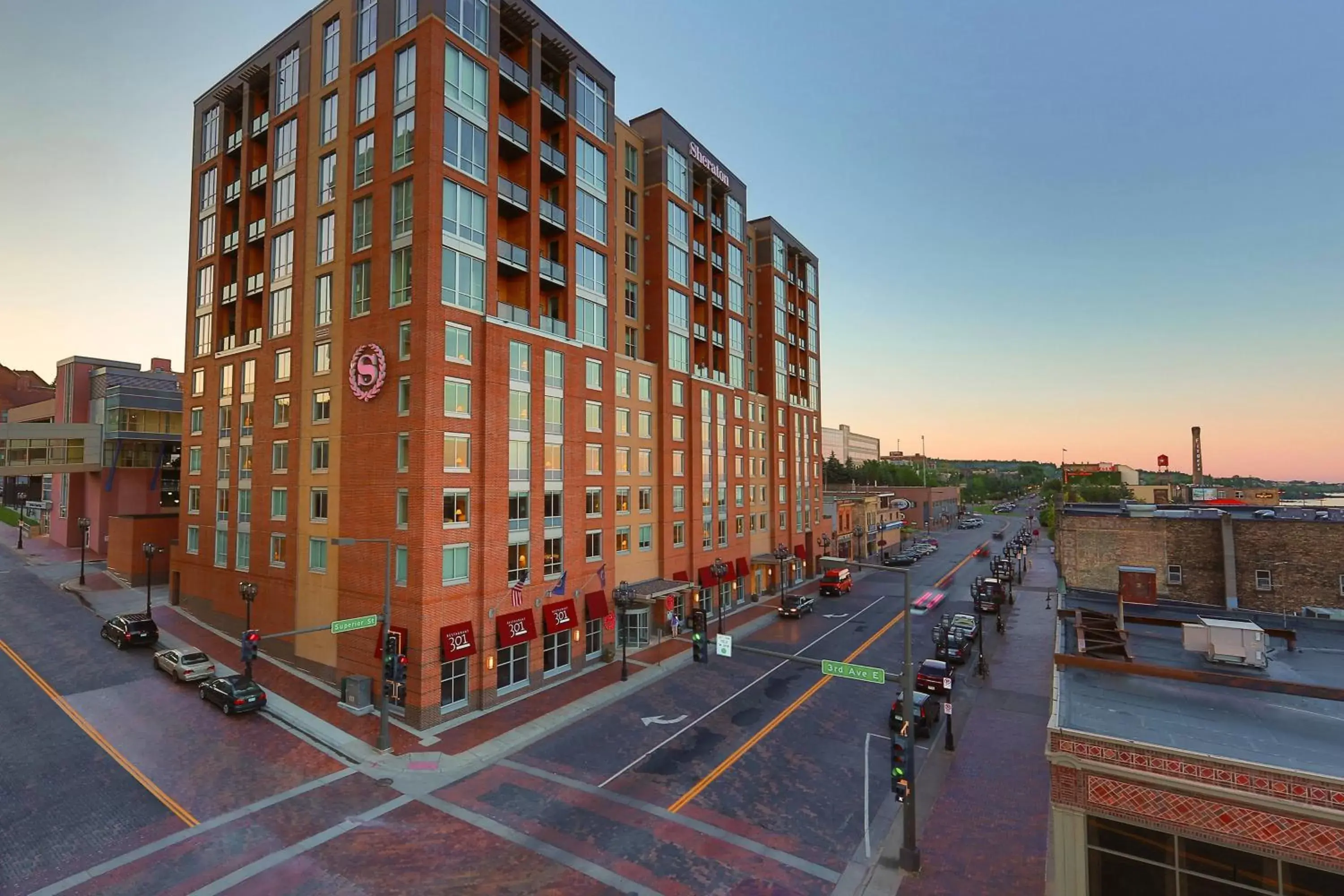 Property building in Sheraton Duluth Hotel