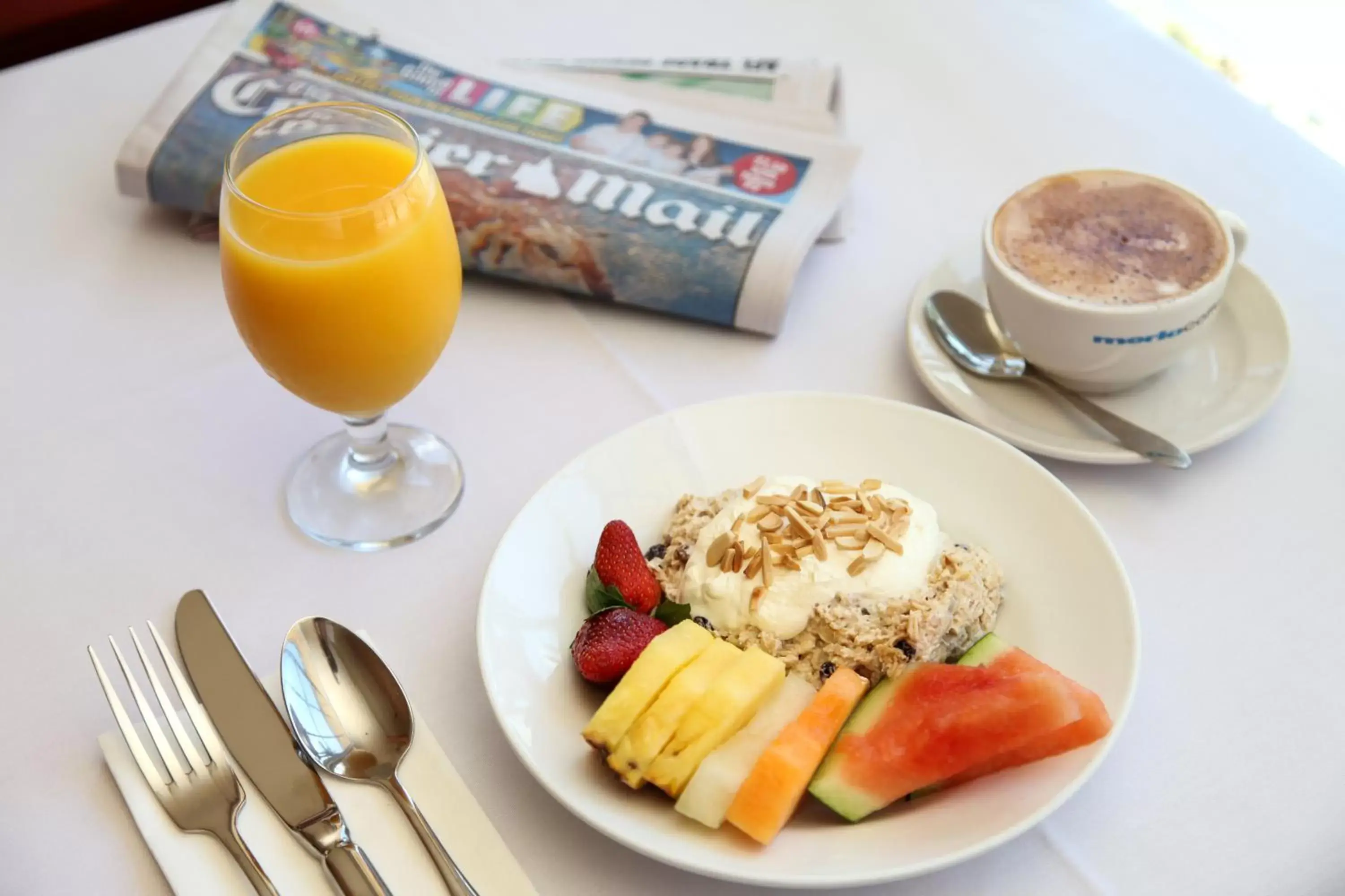 Food close-up in Station Motel