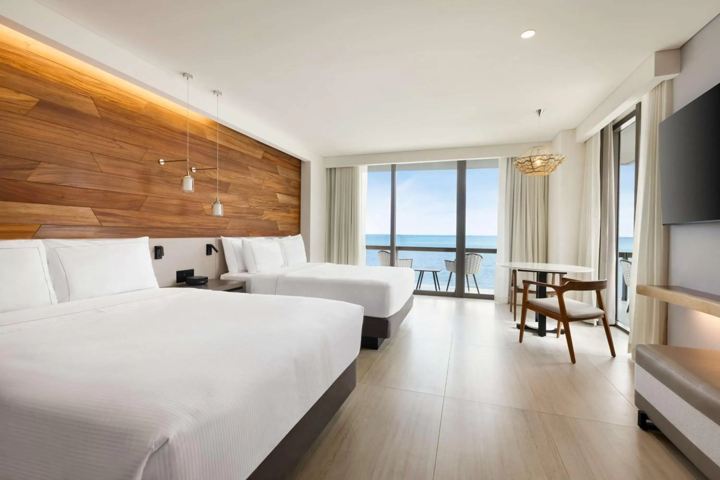 Bedroom in Hilton Cancun, an All-Inclusive Resort