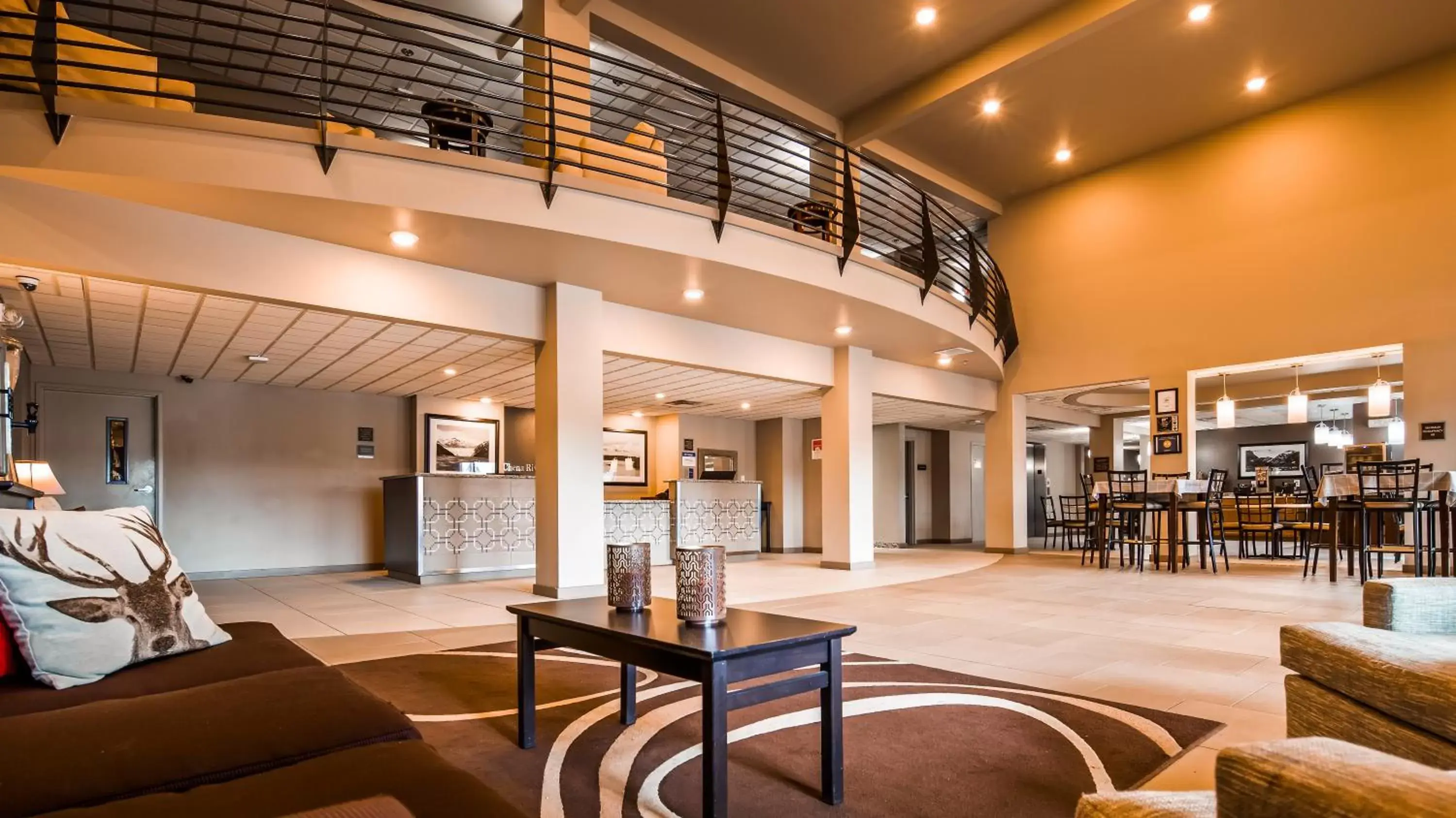 Lobby or reception in Best Western Plus Chena River Lodge