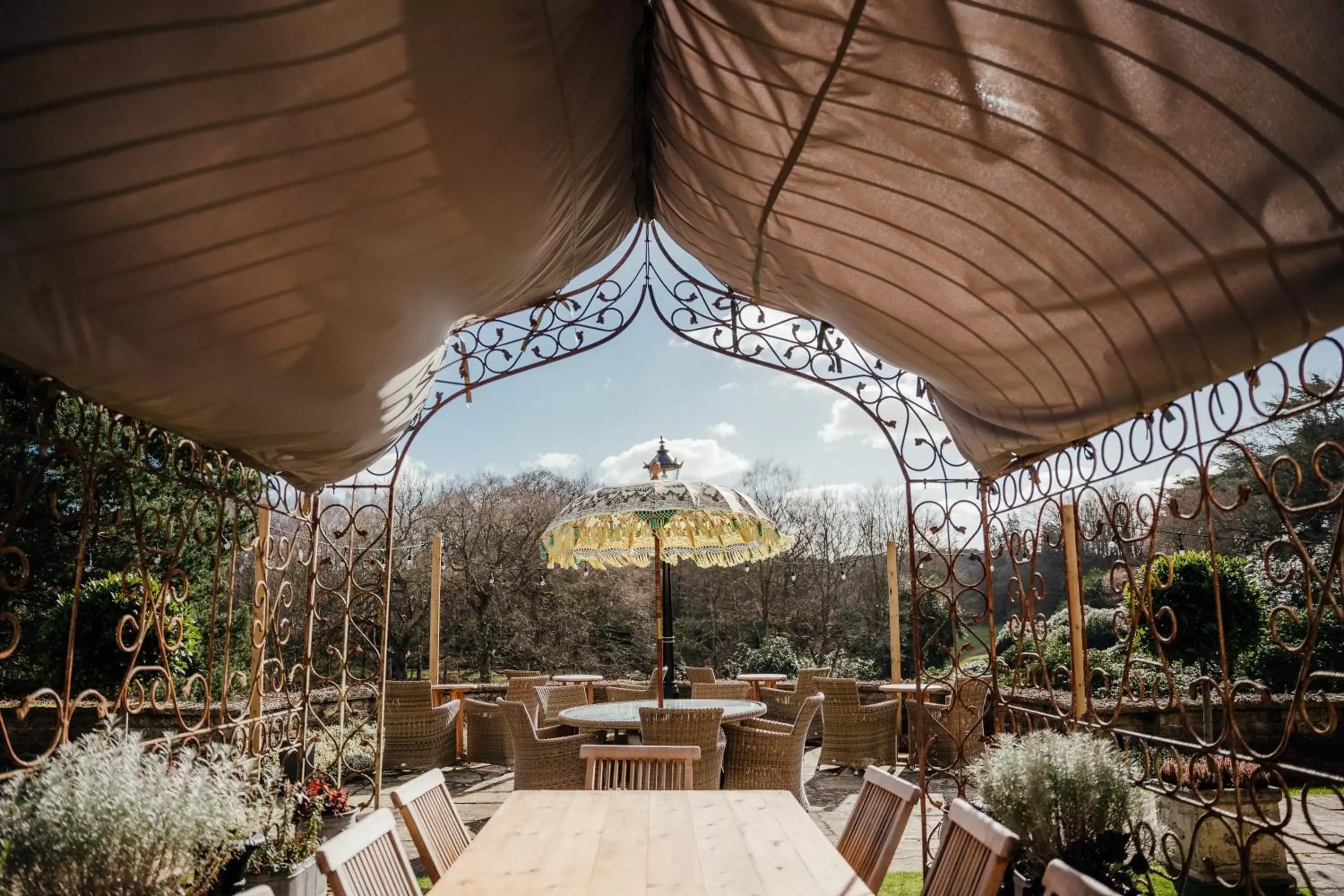 Patio in Pennyhill Park Hotel and Spa