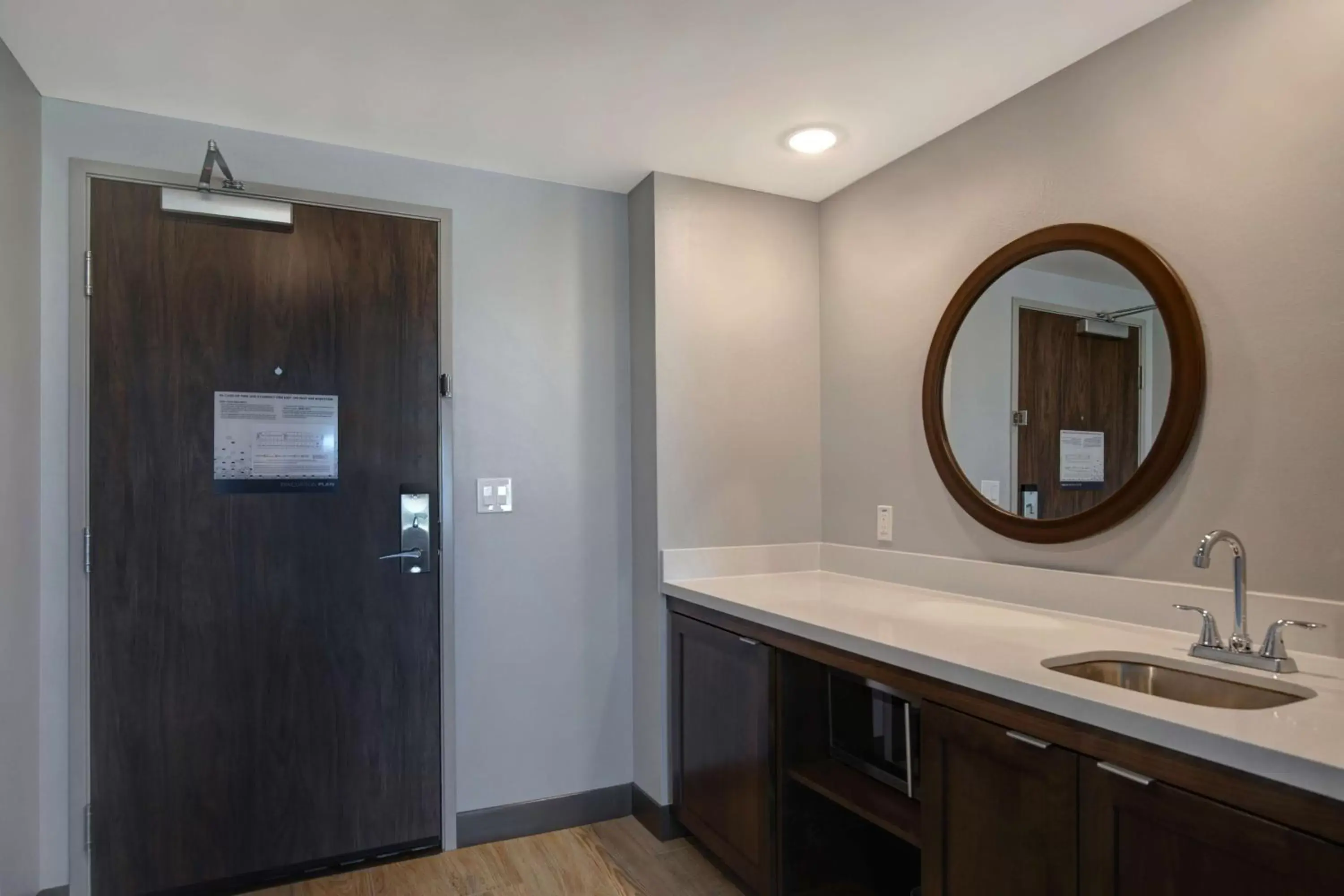 Photo of the whole room, Bathroom in Hampton Inn Santa Fe South, NM