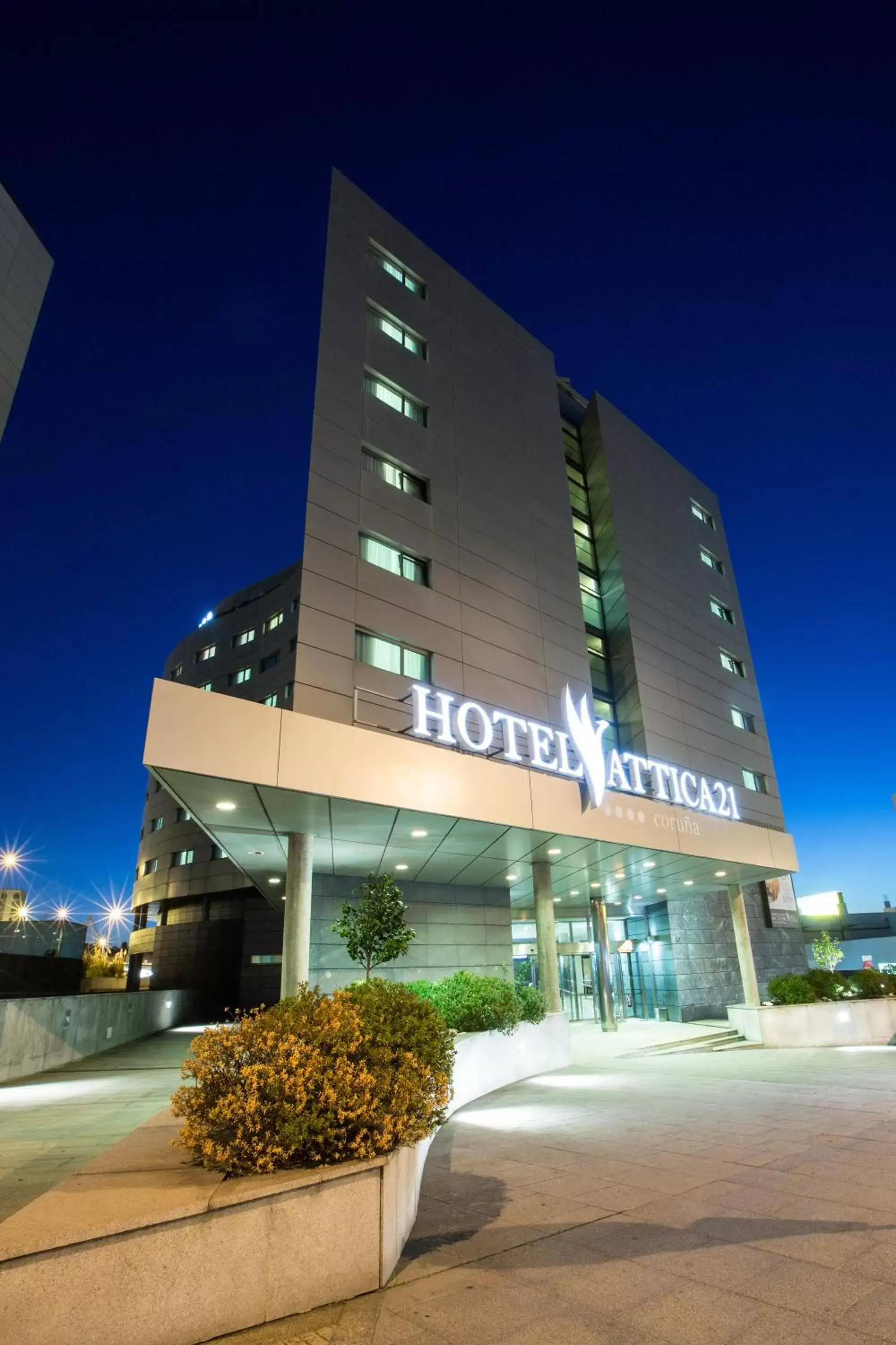 Facade/entrance in Attica21 Coruña Facade/entrance in Attica21 Coruña