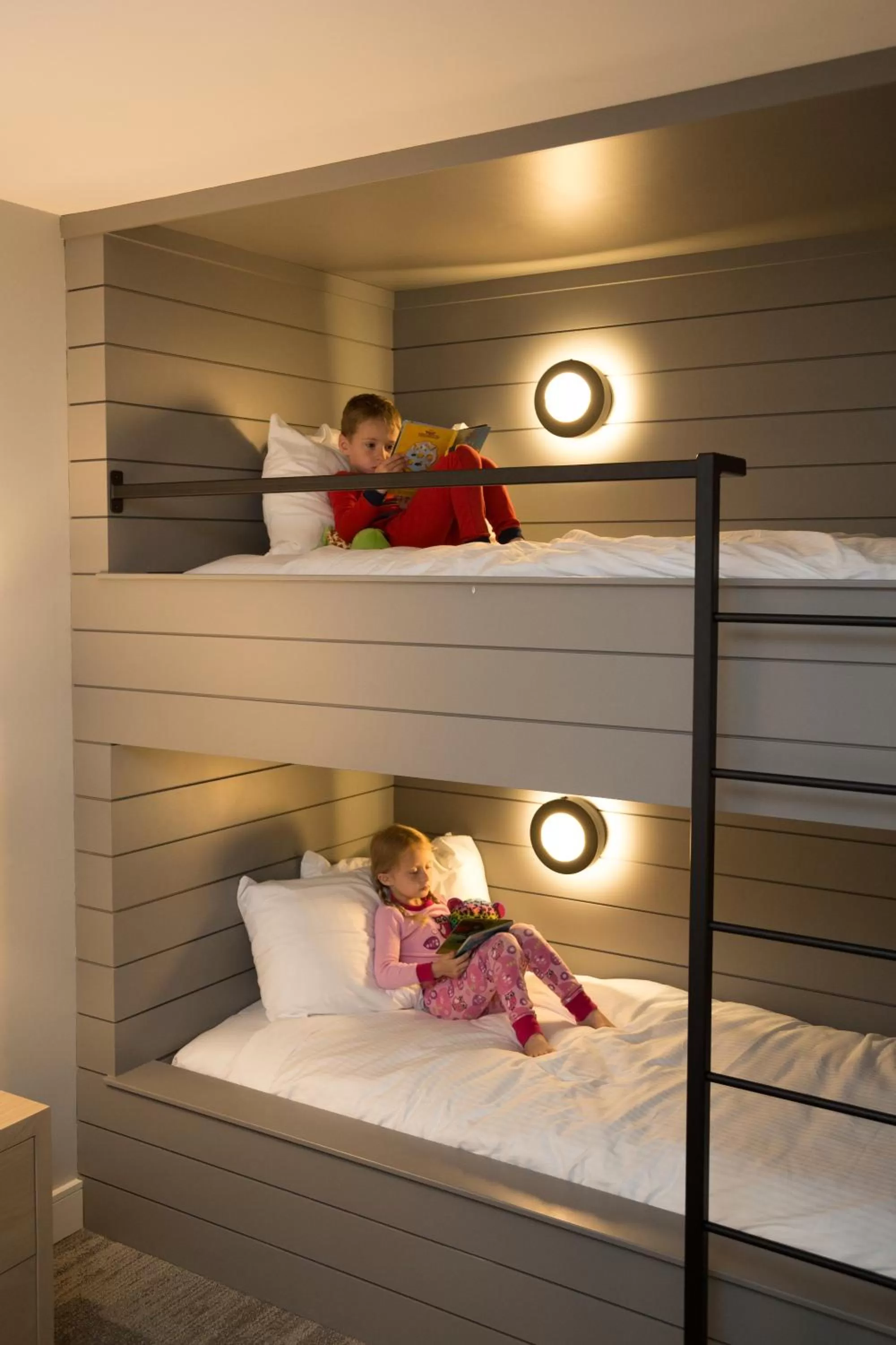 Bed in Mill River Resort