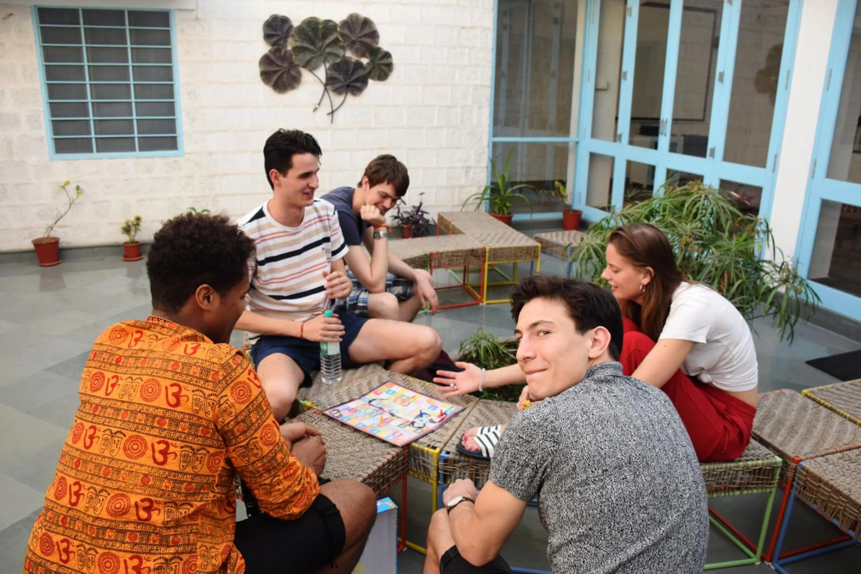 Balcony/Terrace in Jaipur Jantar Hostel