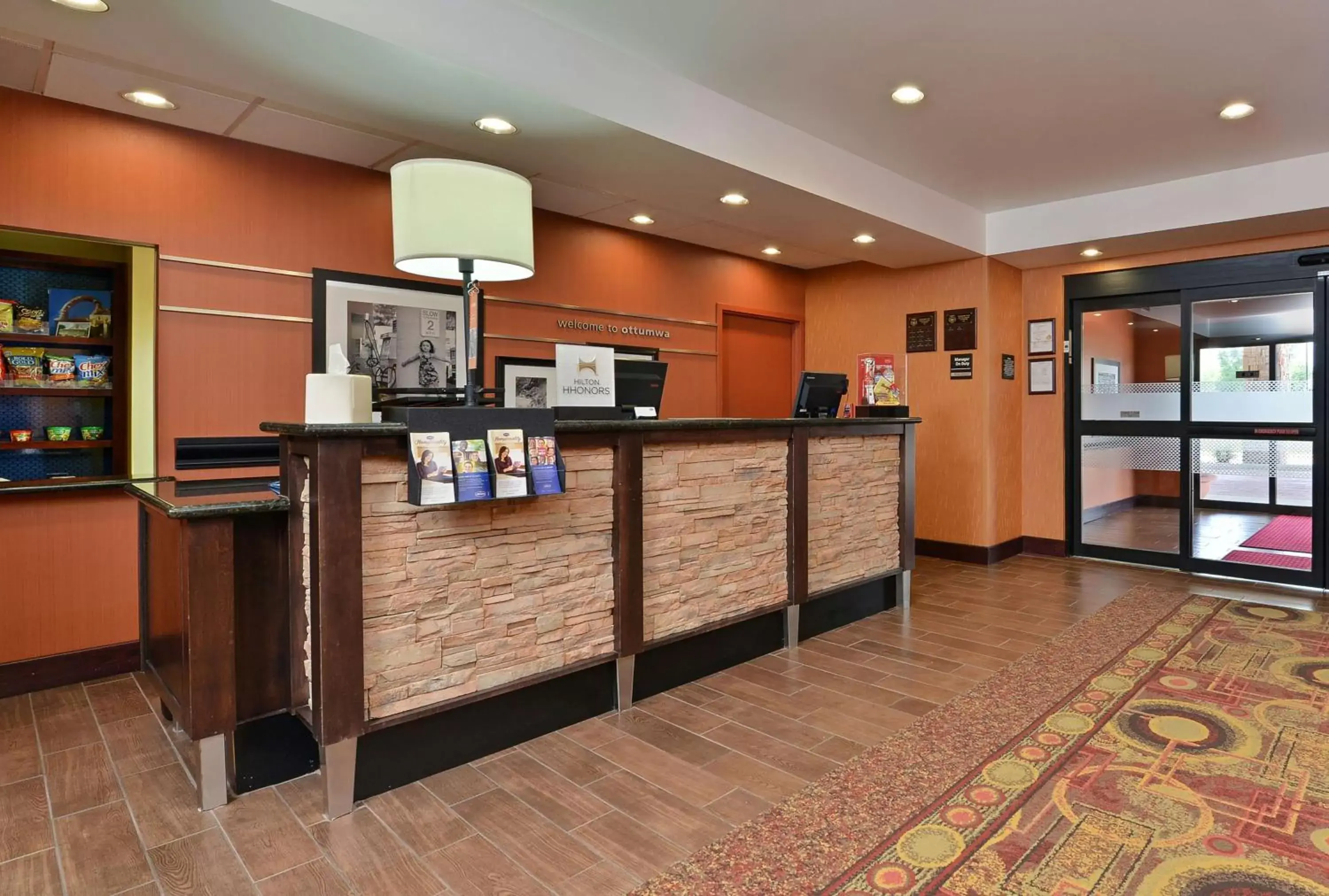 Lobby or reception, Lobby/Reception in Hampton Inn Ottumwa