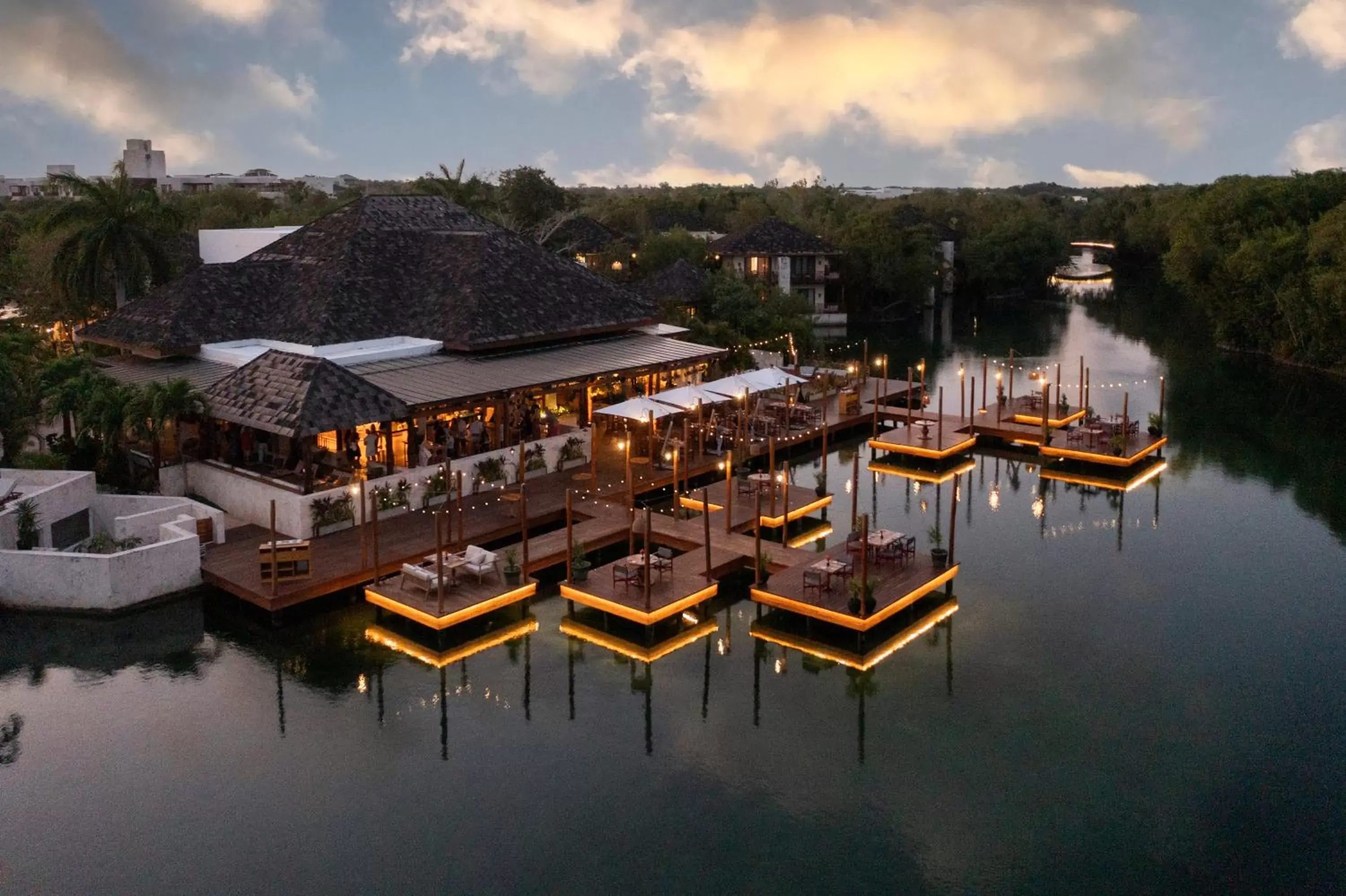 Restaurant/places to eat, Bird's-eye View in Fairmont Mayakoba Riviera Maya - All Inclusive