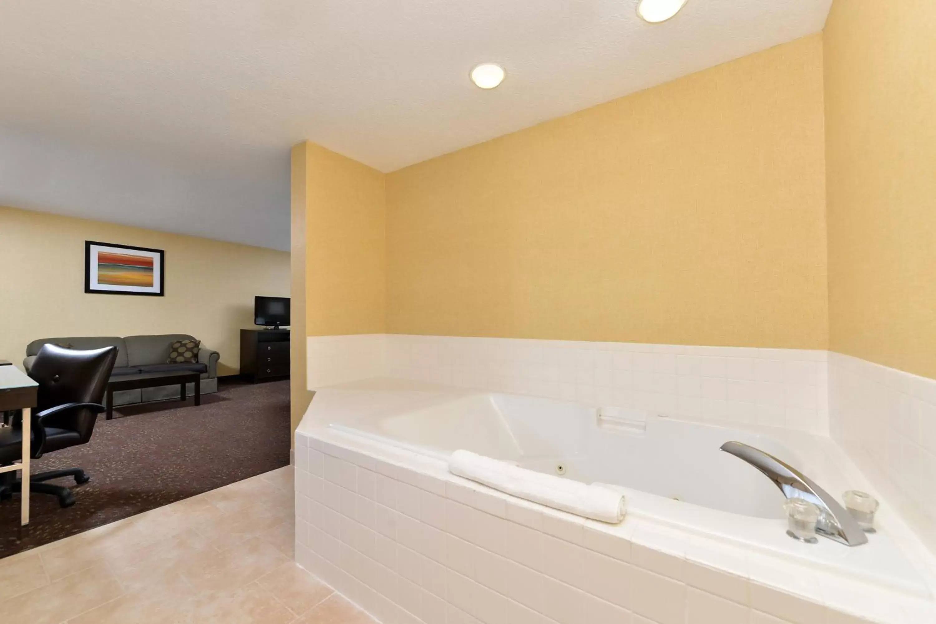 Photo of the whole room, Bathroom in Holiday Inn Express Hotel & Suites Charlotte, an IHG Hotel