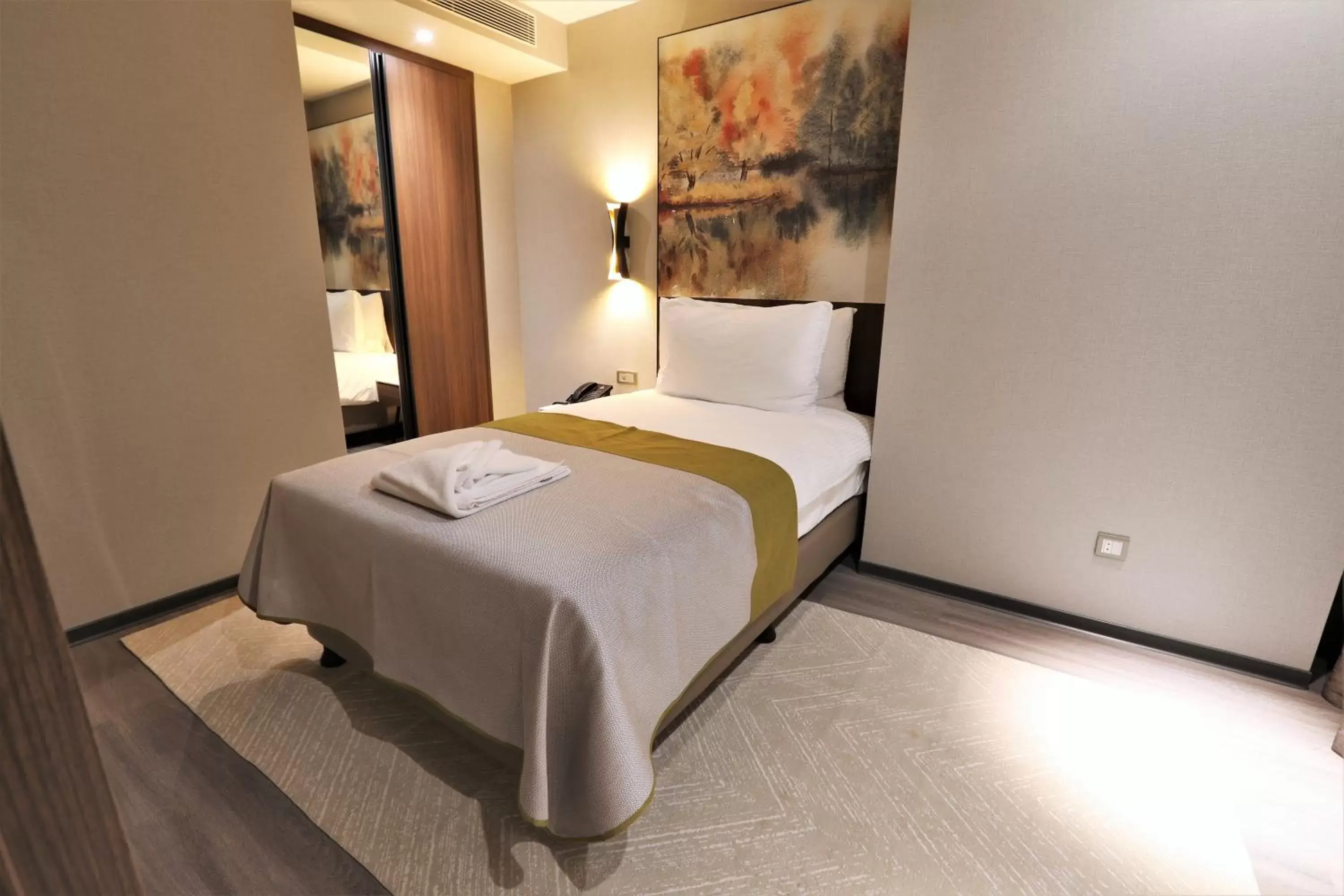 Bed in Limak Skopje Luxury Hotel