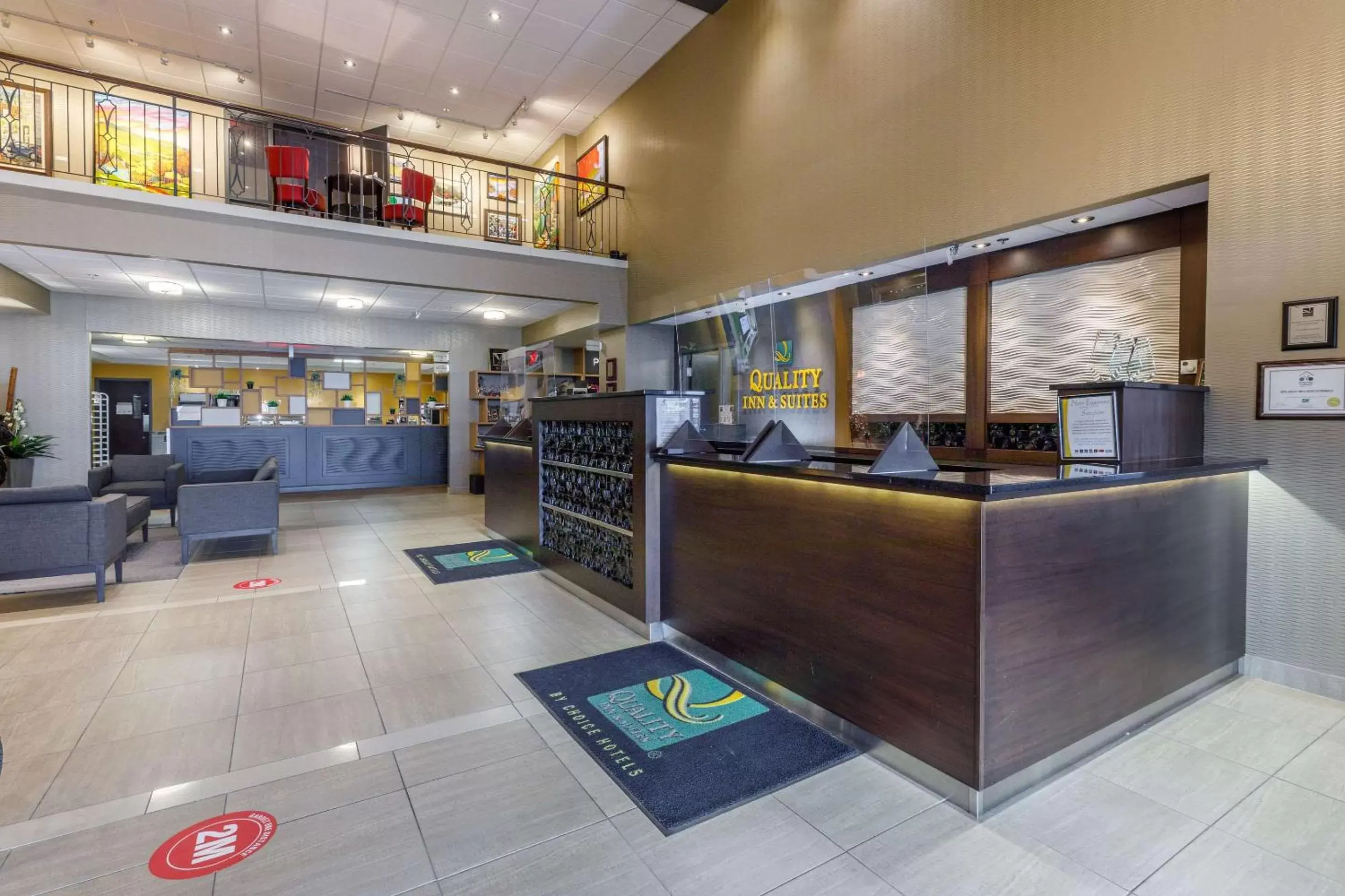 Lobby or reception, Lobby/Reception in Quality Inn & Suites Victoriaville