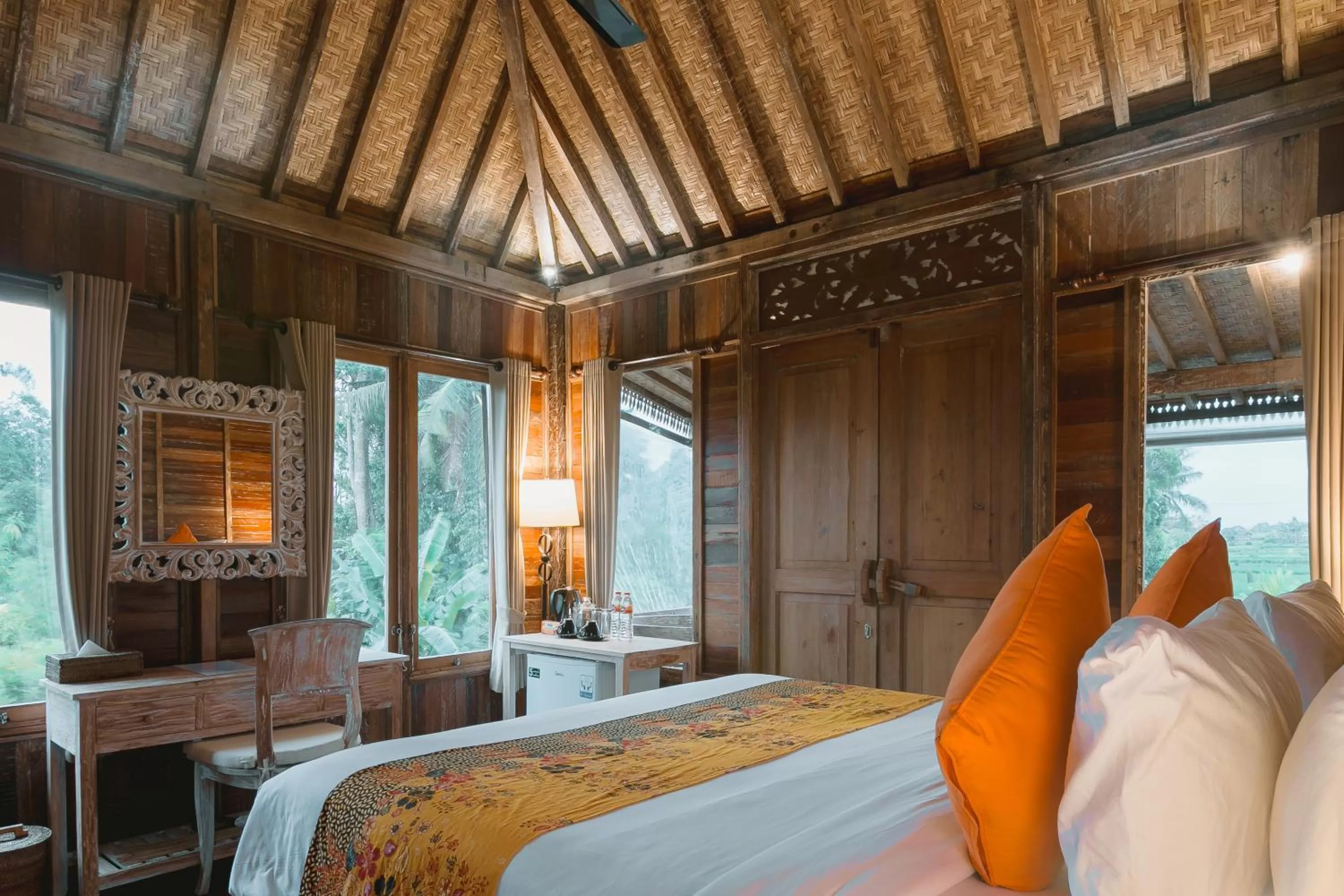 Bed in Nauna Villa Ubud