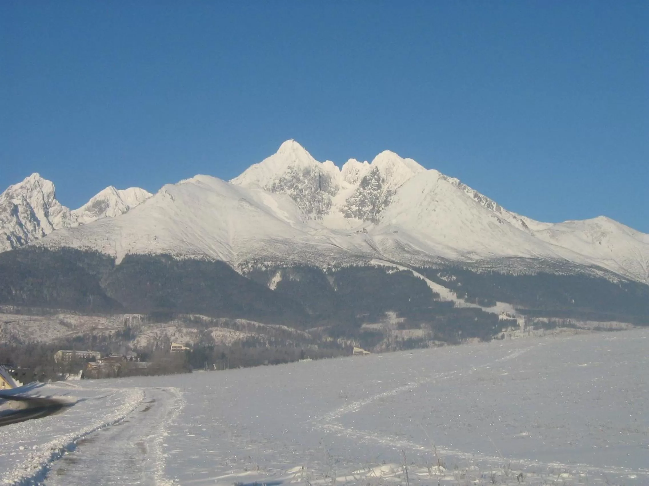 Mountain view in Penzión Skitour