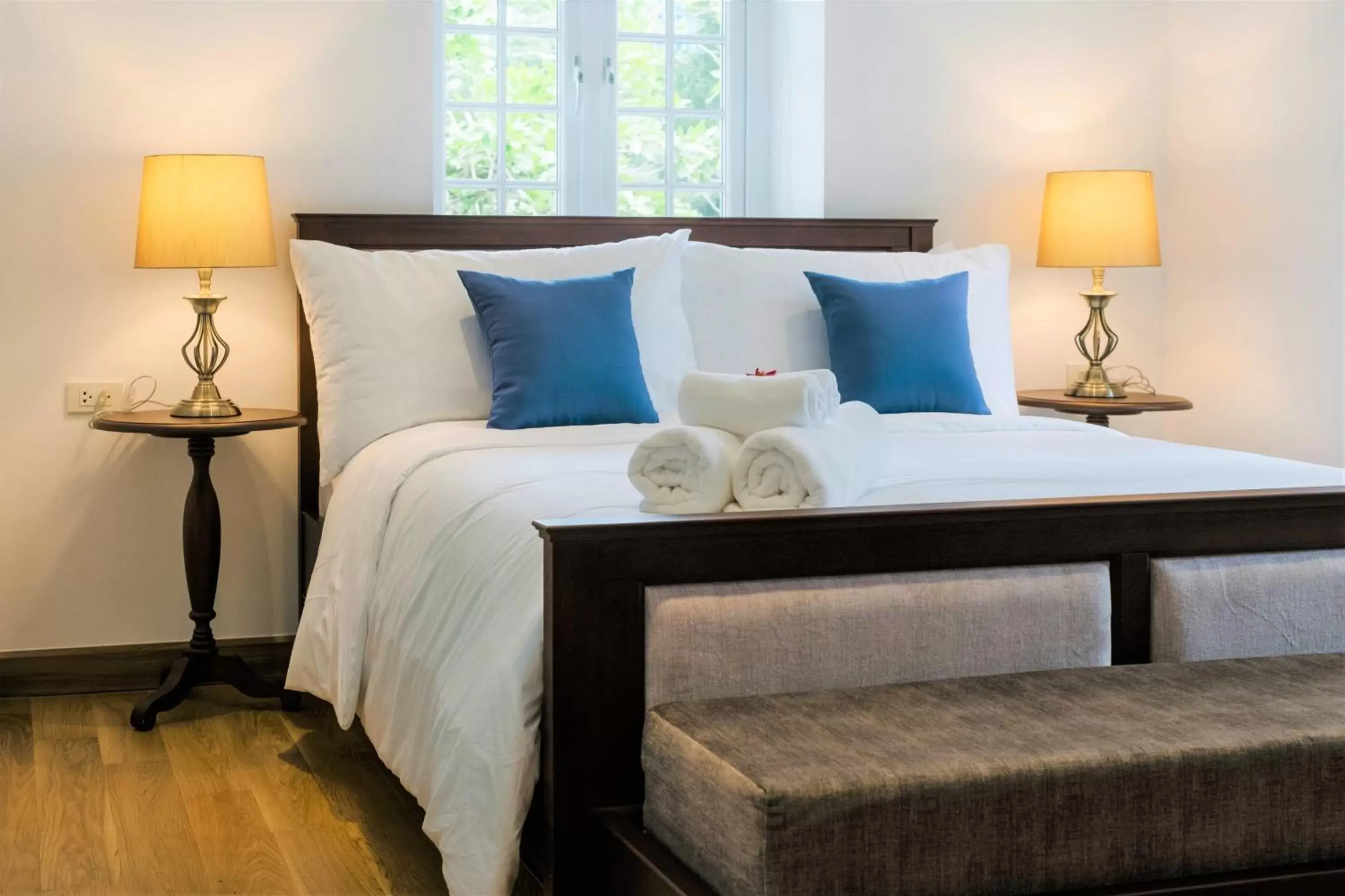 Bed in Baan Vajra Bed in Baan Vajra